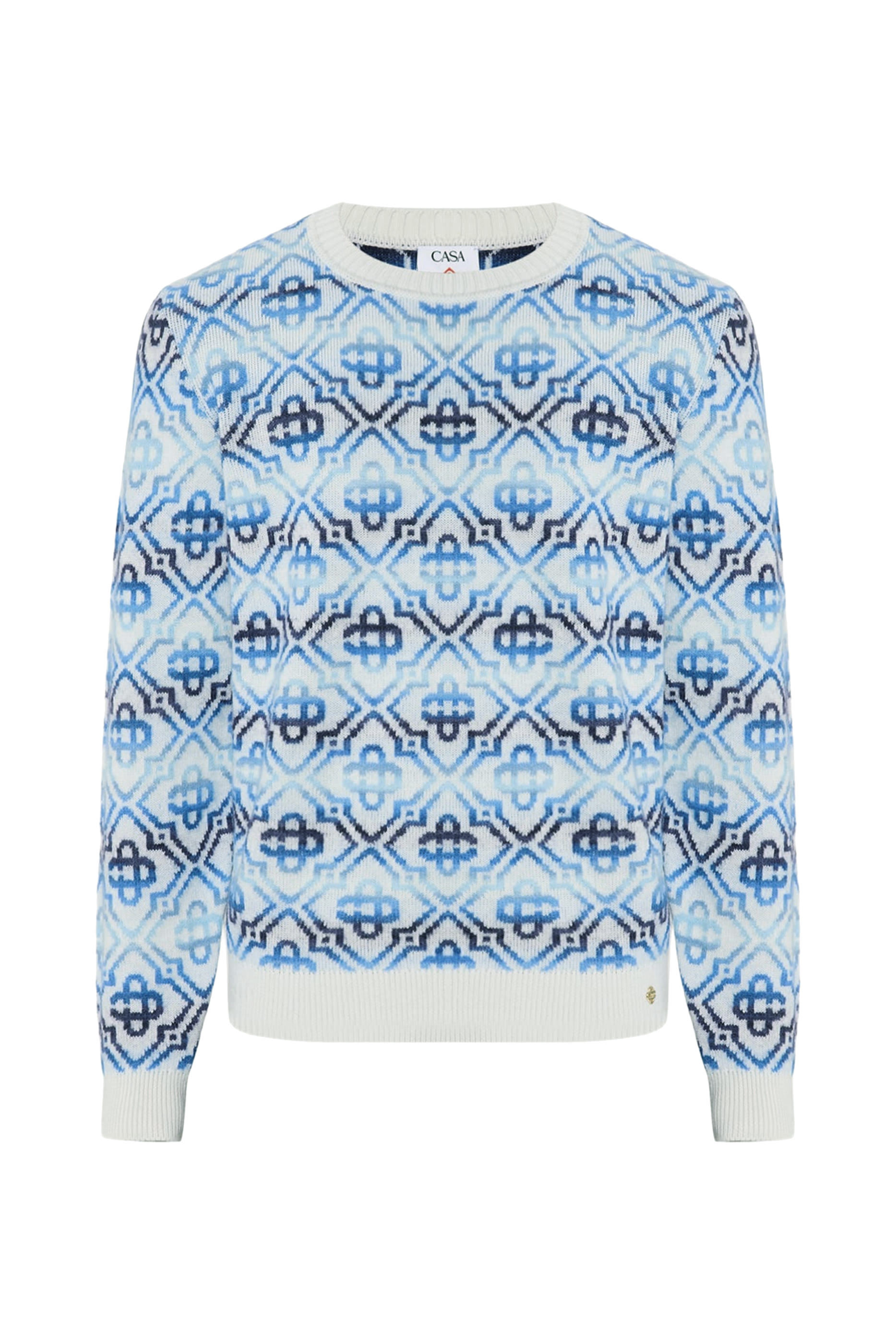 كنزة سبيس داي بياقة ضيقة وطبعة حروف شعار الماركة 