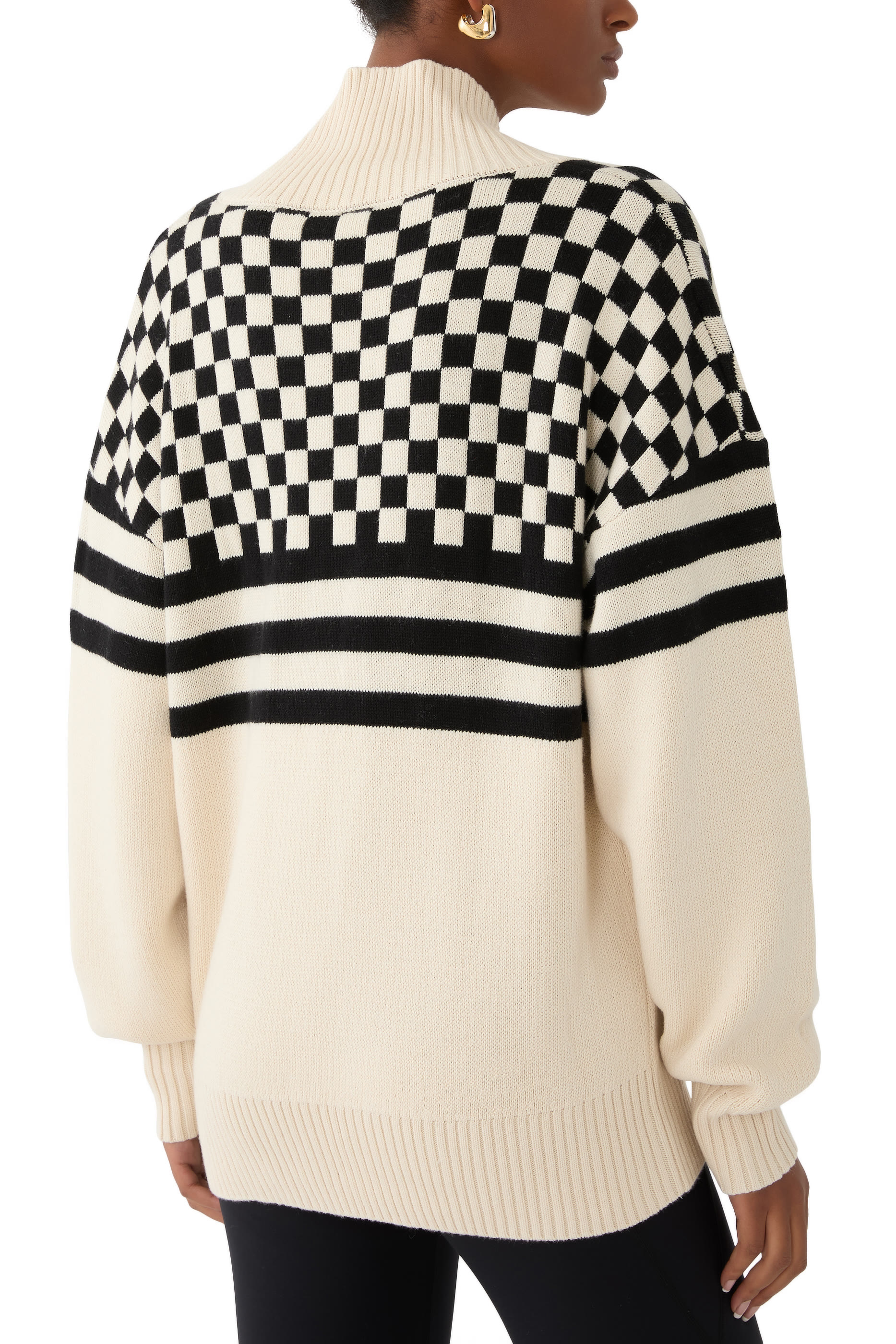 كنزة منسوجة موجو سكارليت