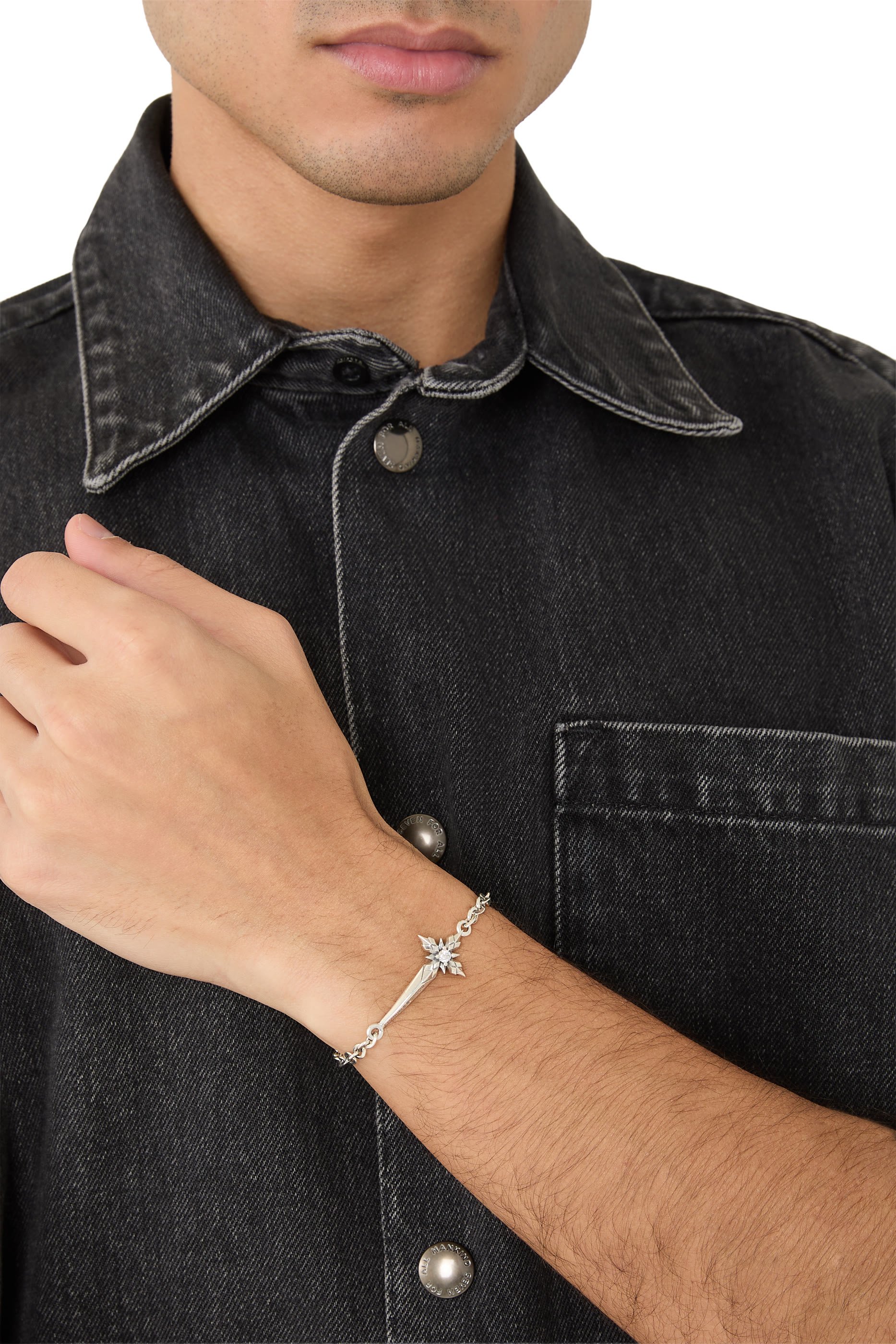 سوار ستيلا فينتيس بوجنالي، مرصع بأحجار زركونيا فضة إسترلينية