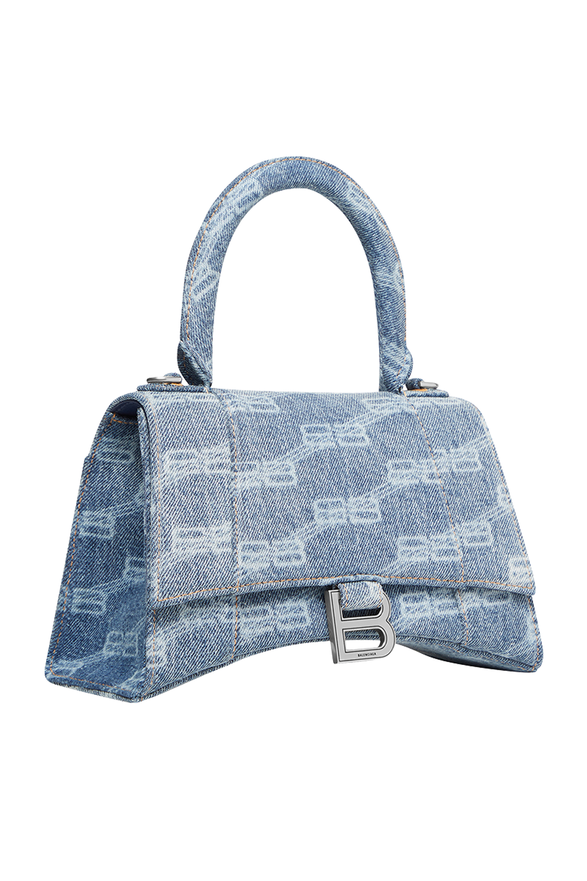 حقيبة يد اورجلاس صغيرة بشعار حروف الماركة