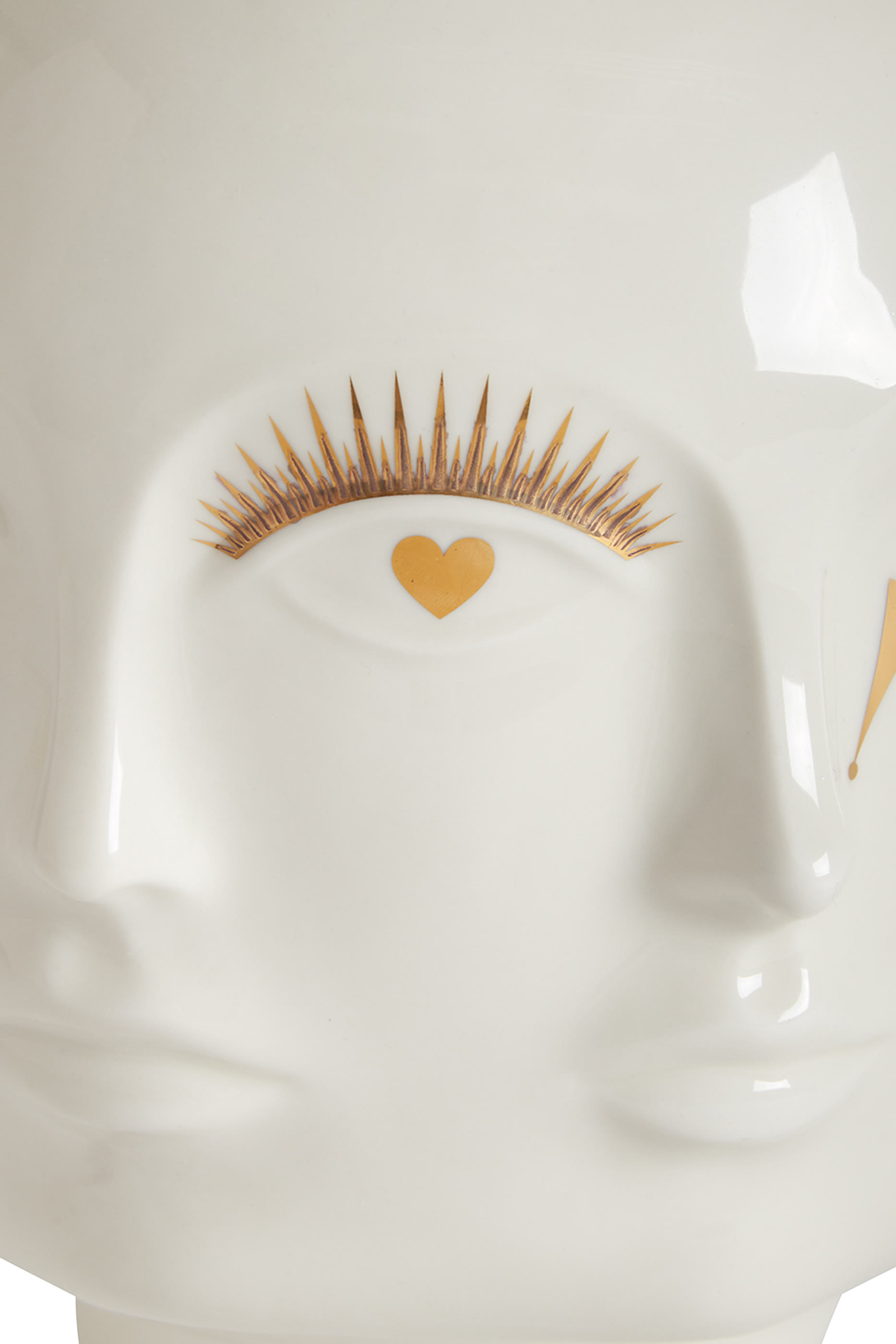 مزهرية دورا مار مطلية بالذهب