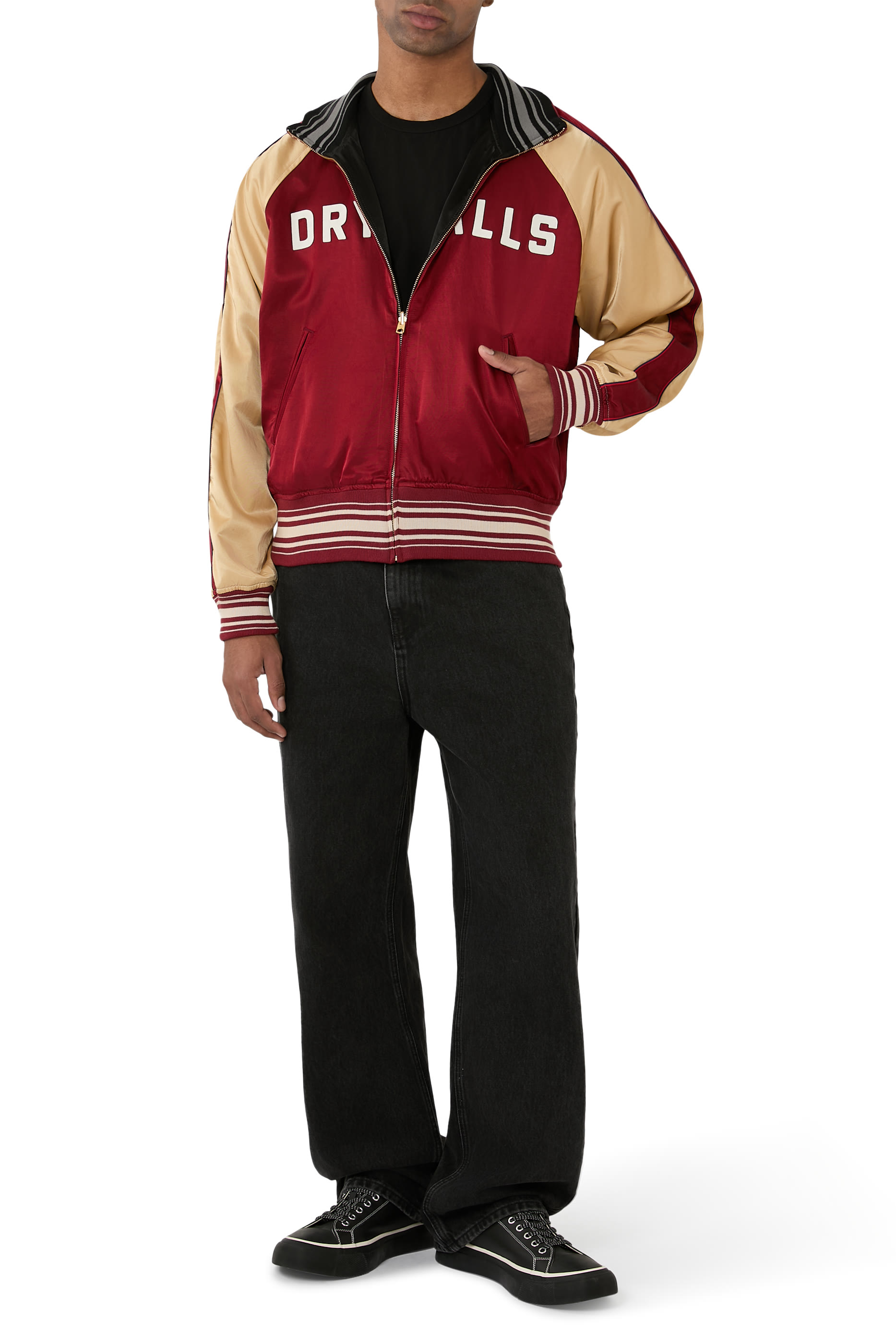 جاكيت بتصميم بوجهين ساتان