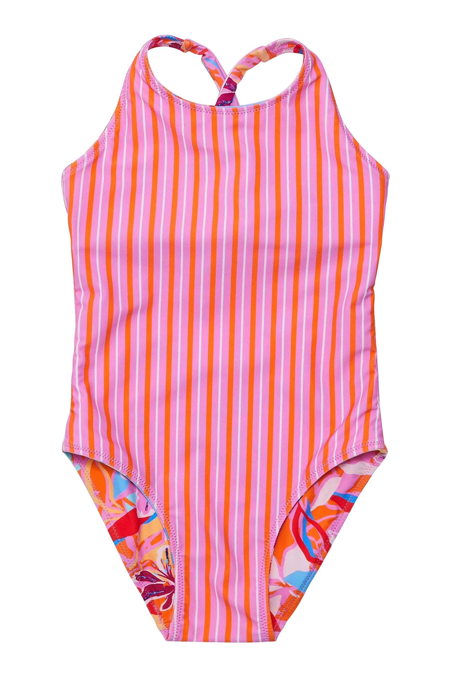 بدلة سباحة بلومينغ سنسيت مستدامة بتصميم على شكل حرف X من الخلف للأطفال