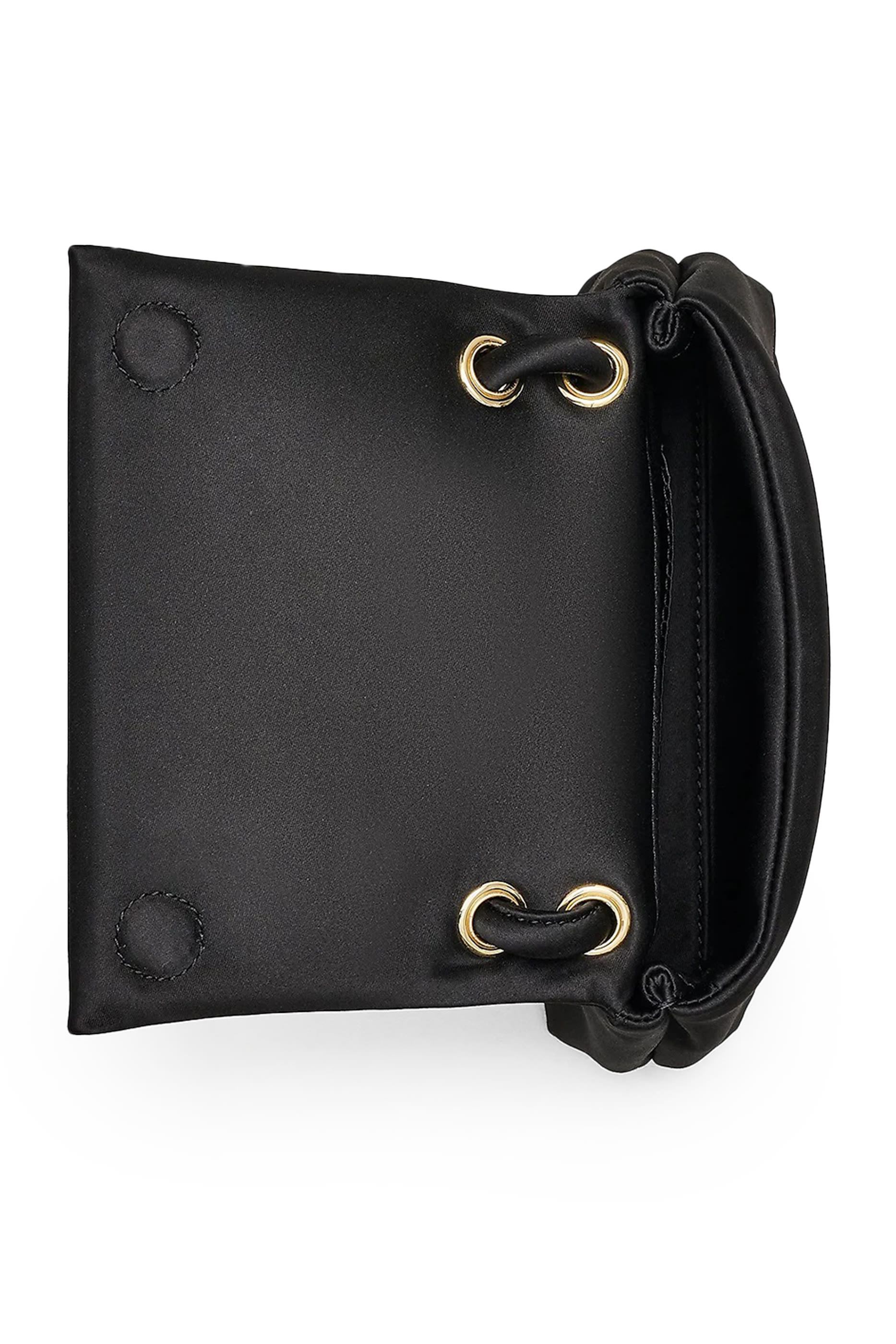 حقيبة صغيرة جدا بسحاب مزدوج ساتان