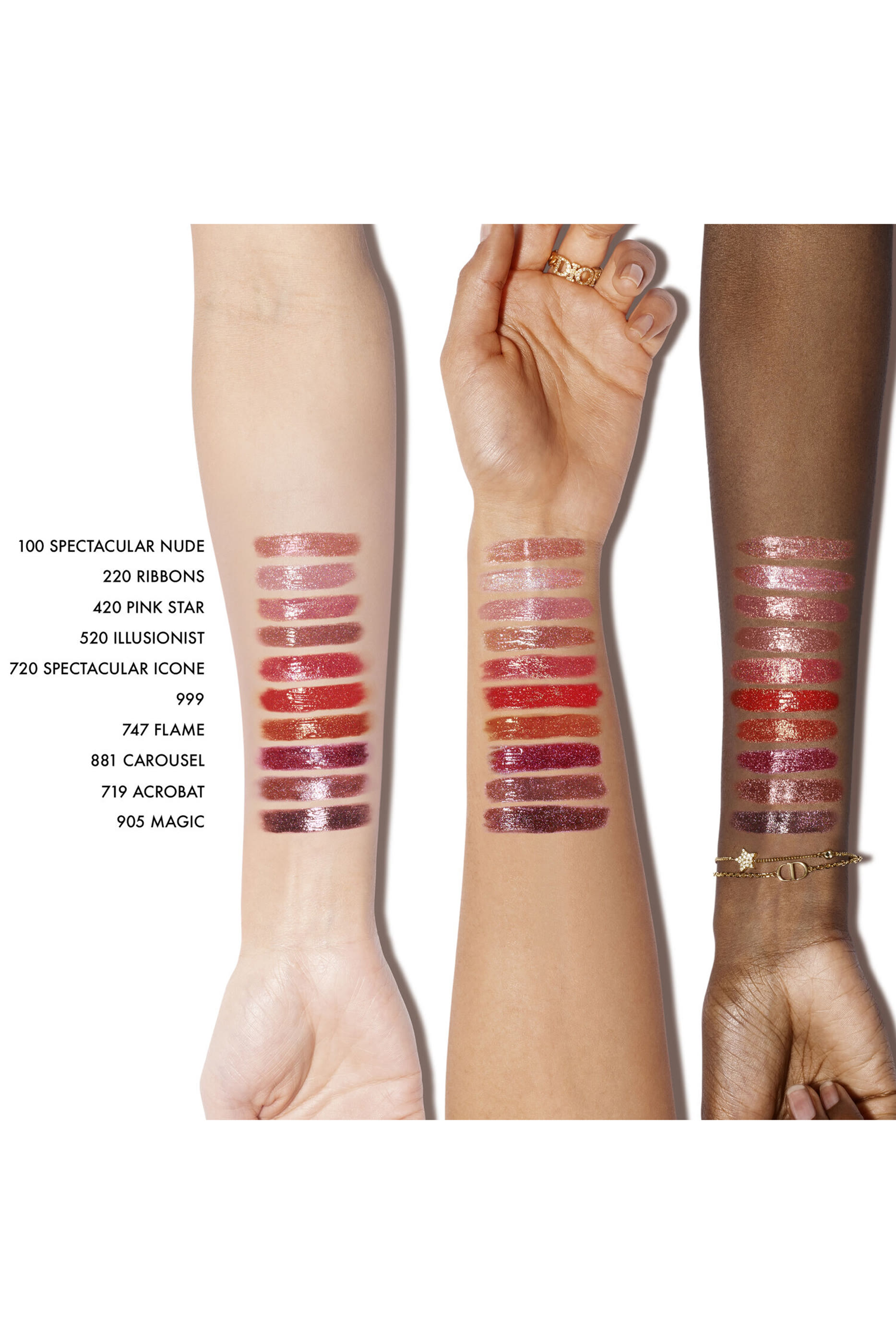 أحمر شفاه سائل روج ديور فوريفر لامع بطرف ملمع