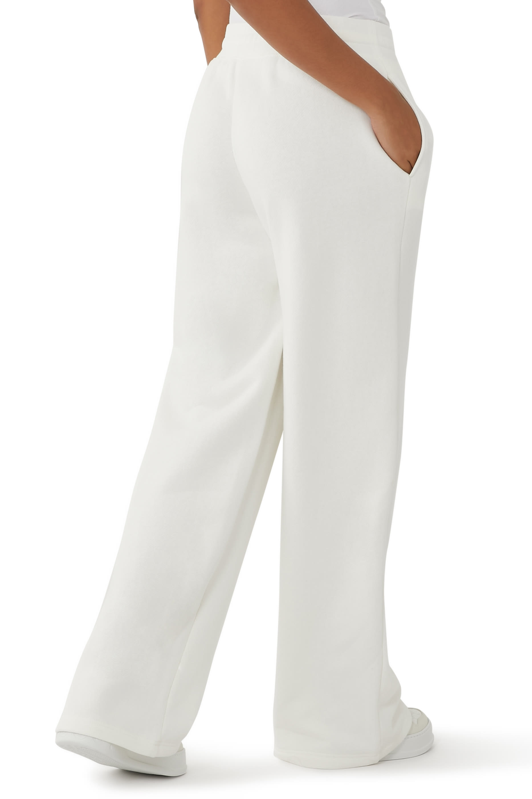 بنطال مطرز بشعار الماركة قطن جيرسيه