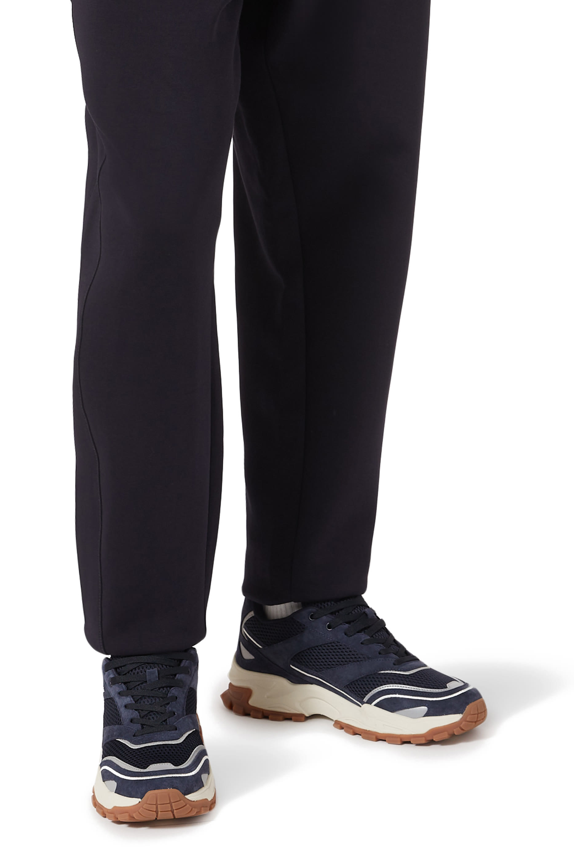 سنيكرز بنعل سميك قماش شبكي