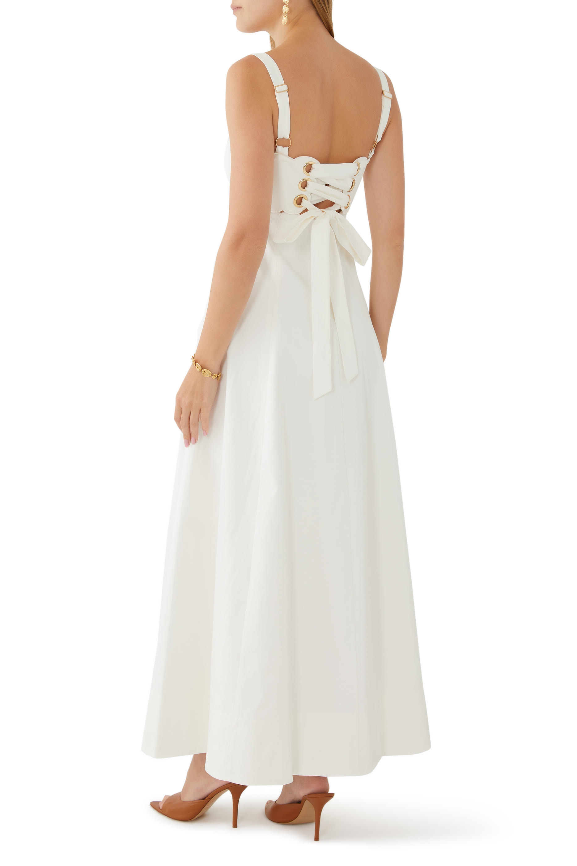 فستان باولا طويل