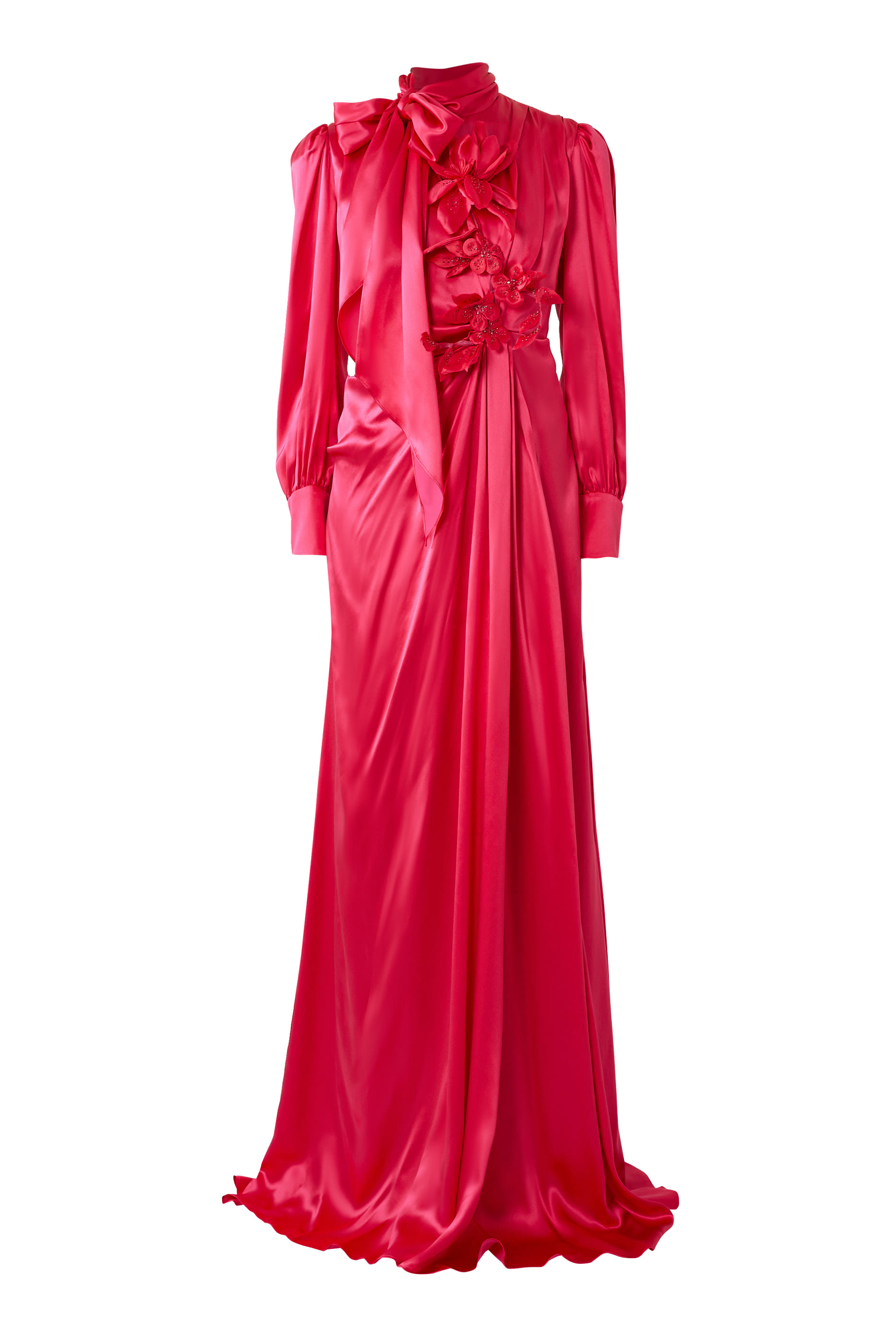 Nojum Embellished Silk Dress