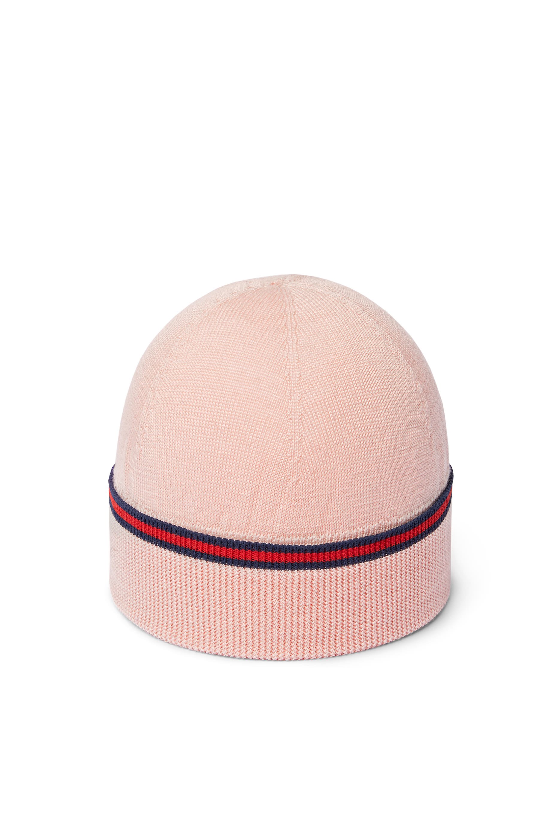 قبعة بشعار ويب صوف للأطفال