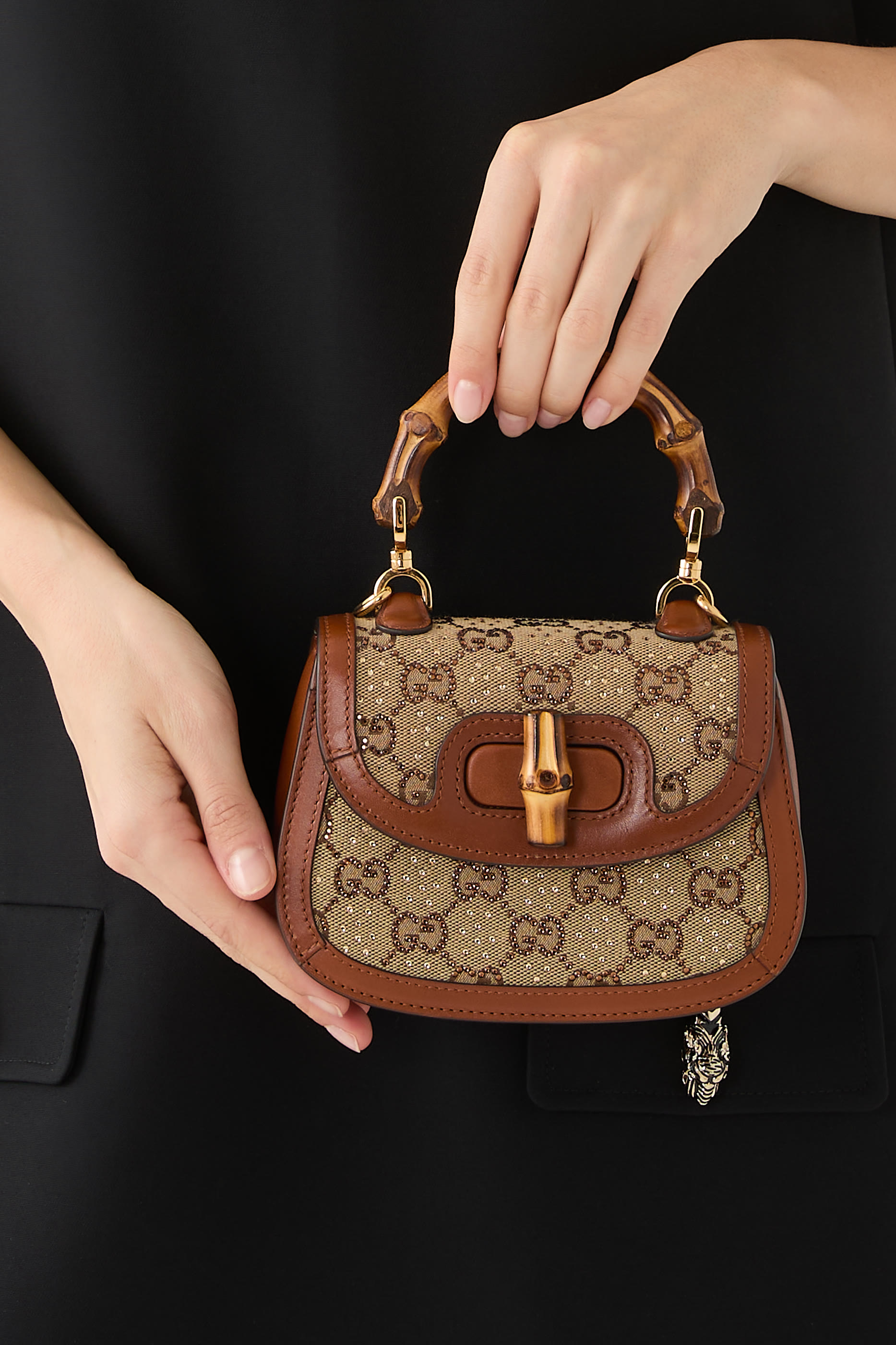 حقيبة بامبو 1974 صغيرة بيد علوية