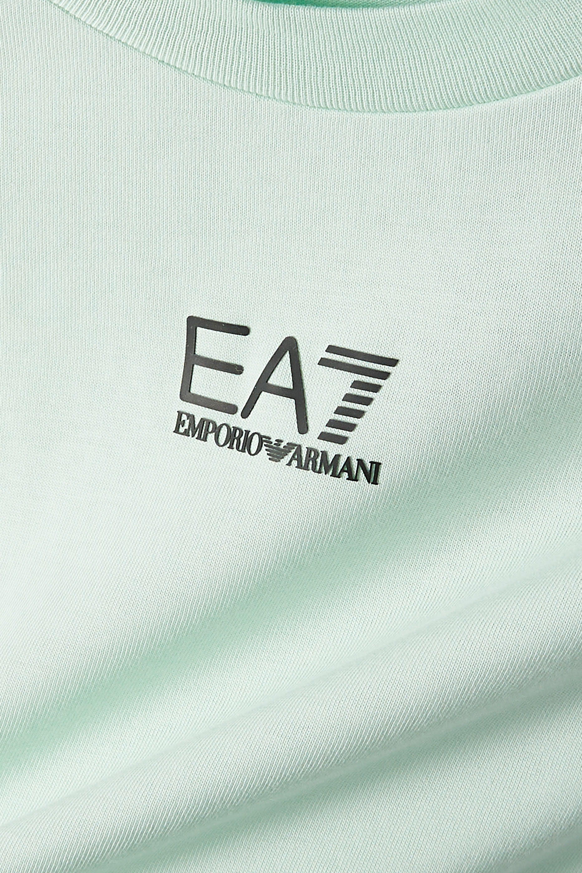 تيشيرت بطبعة شعار 7 خطوط وشعار الماركة