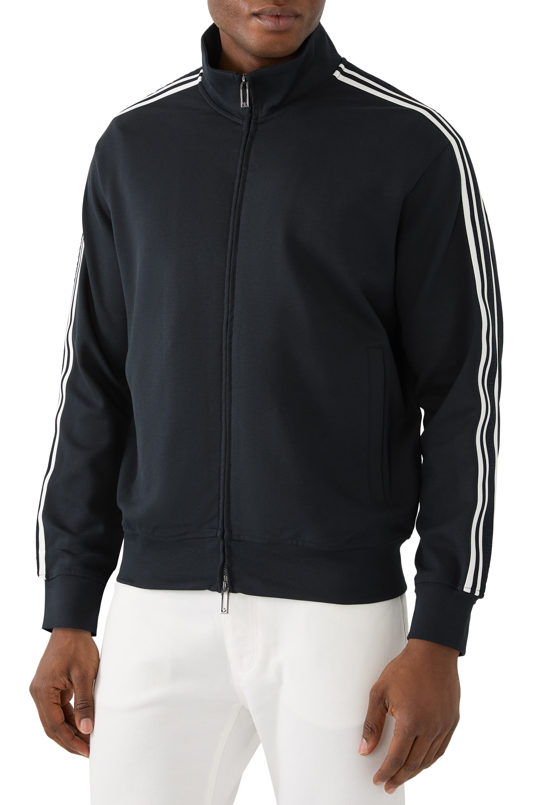 سويت شيرت بسحاب وأشرطة