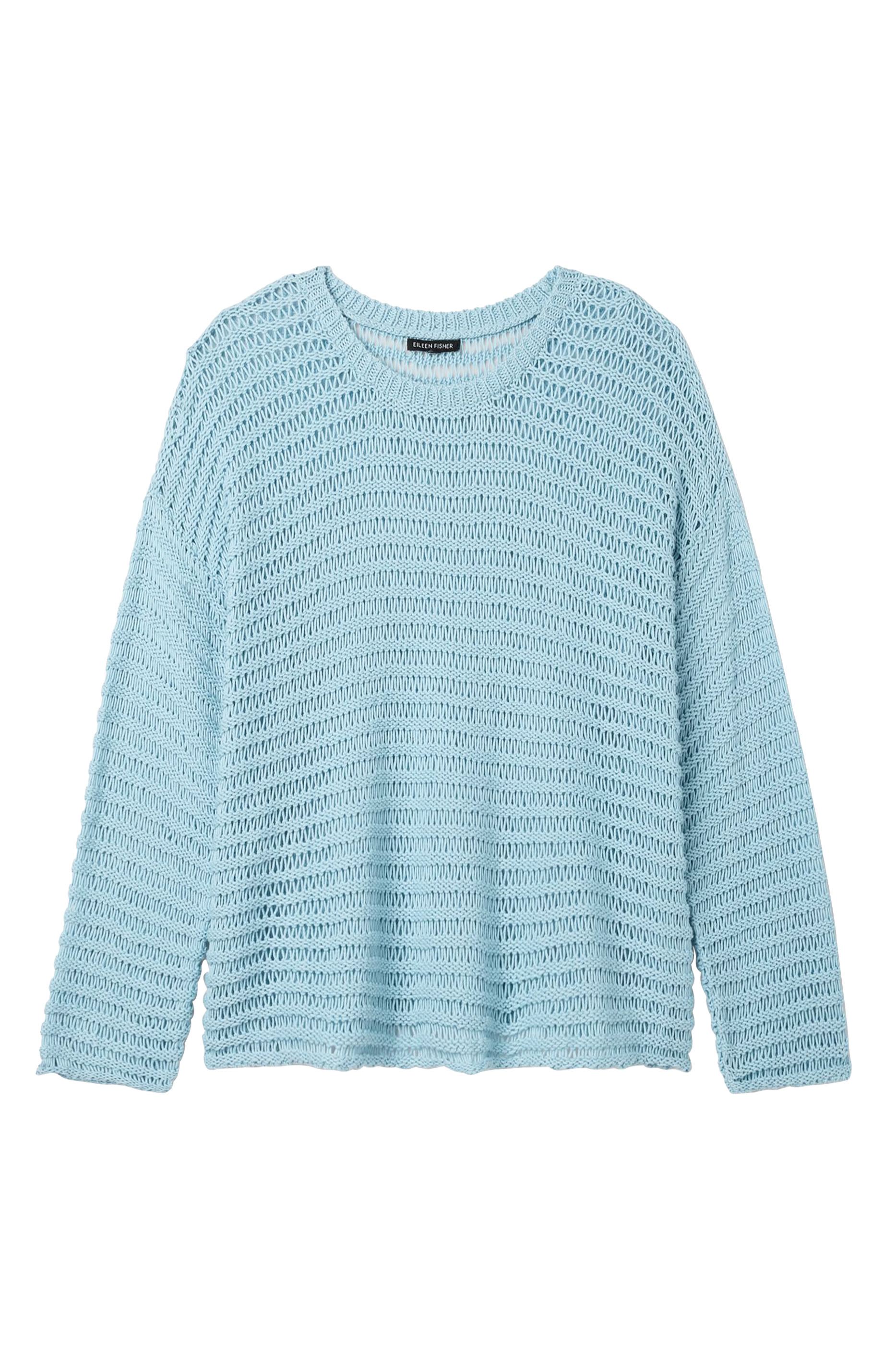 بلوزة بياقة ضيقة قطن بيروفي عضوي