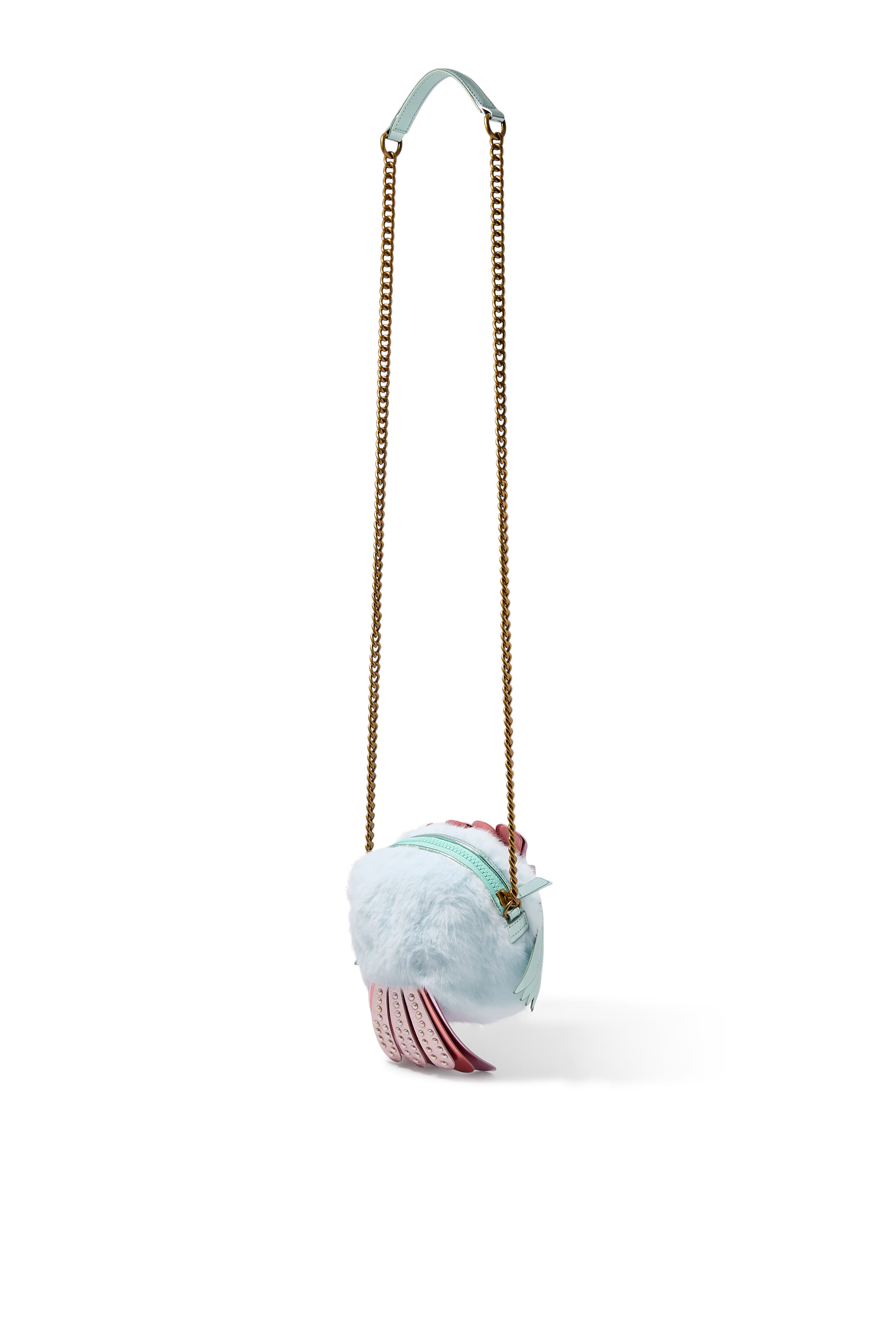 Pom Pom Eagle Cross Body Bag 