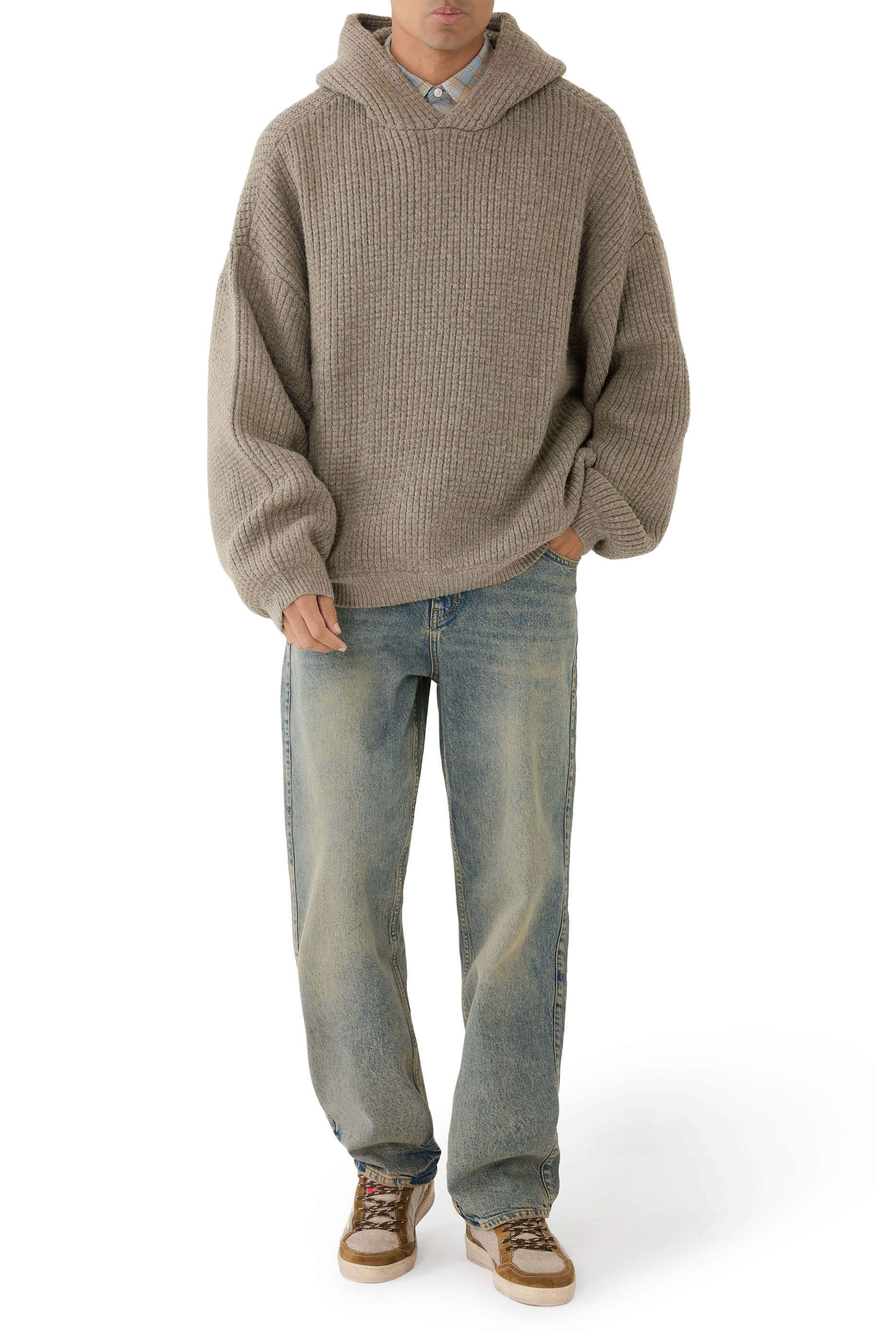 بنطال جينز ار 2 بقصة ساق مستقيمة