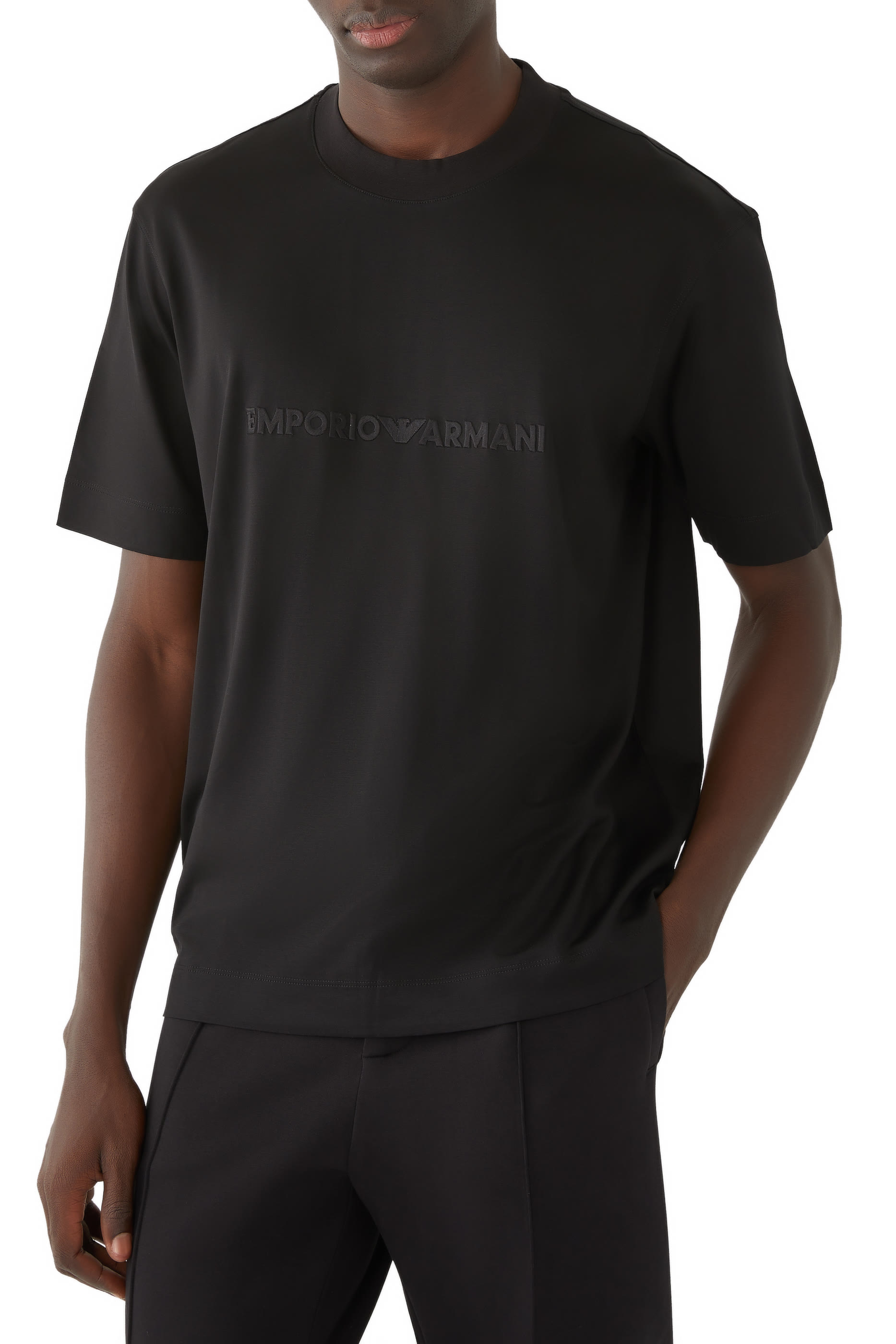 تيشيرت بشعار الماركة بحجم كبير تانسل