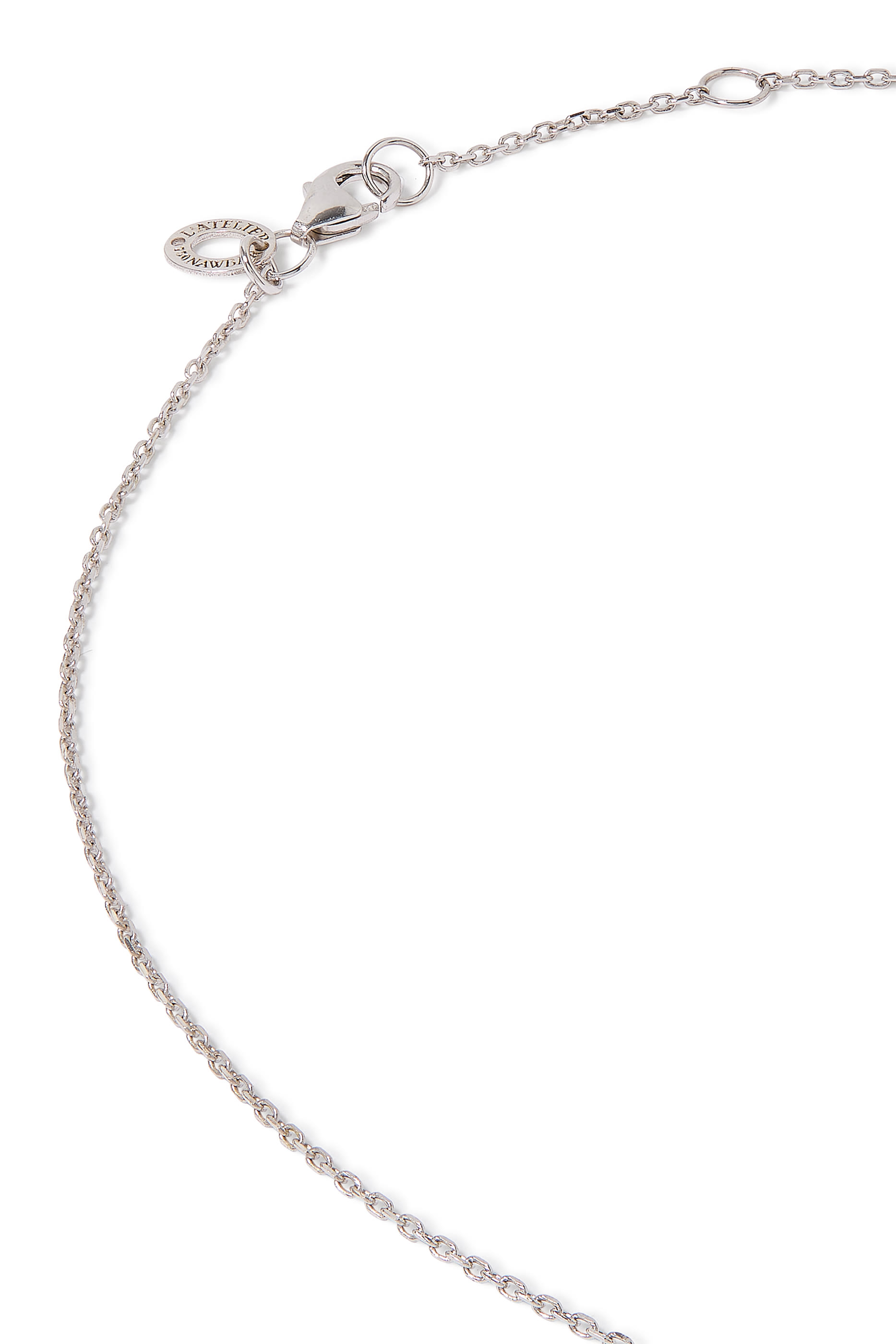 Psychedeliah Necklace, 18K White Gold, Crystal De Roche, Diamonds