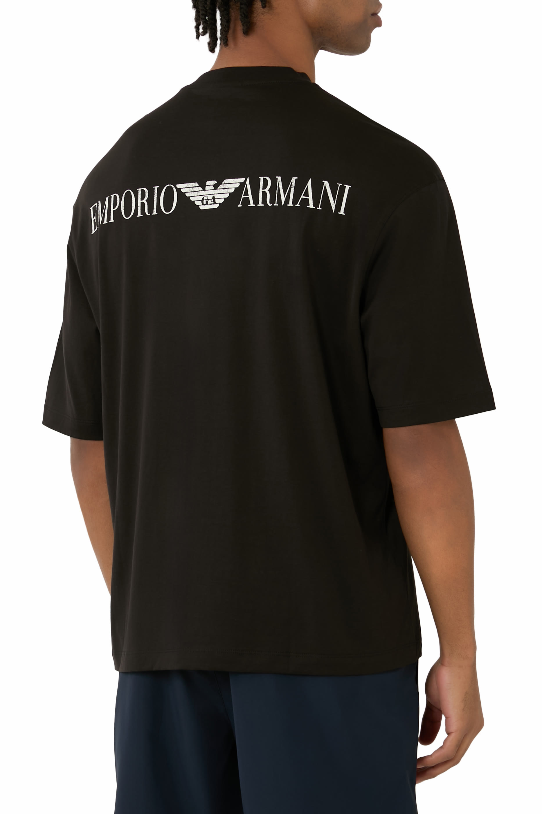 Macro EA Text Logo Polo Shirt