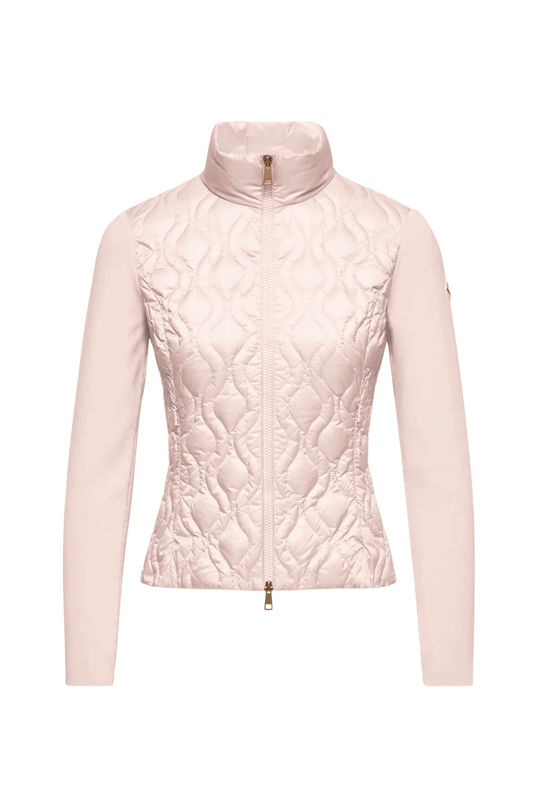 Cotton Padded Zip-Up Cardigan