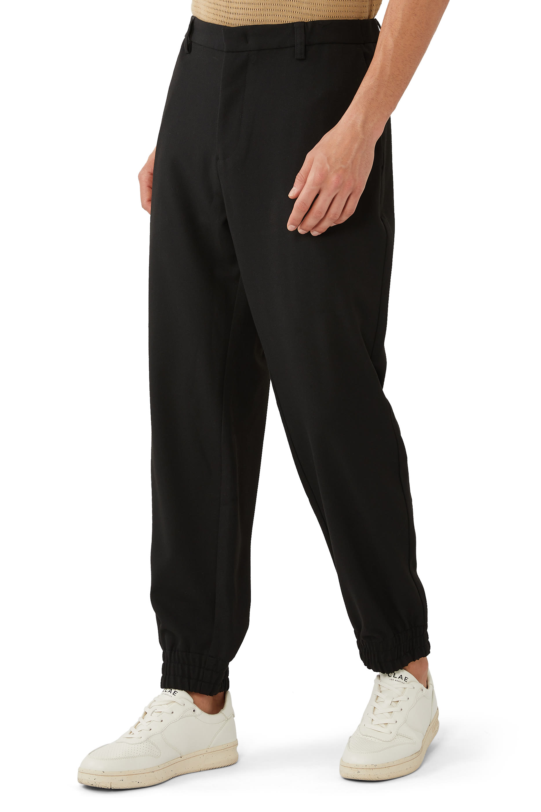 بنطال تويل مطاطي