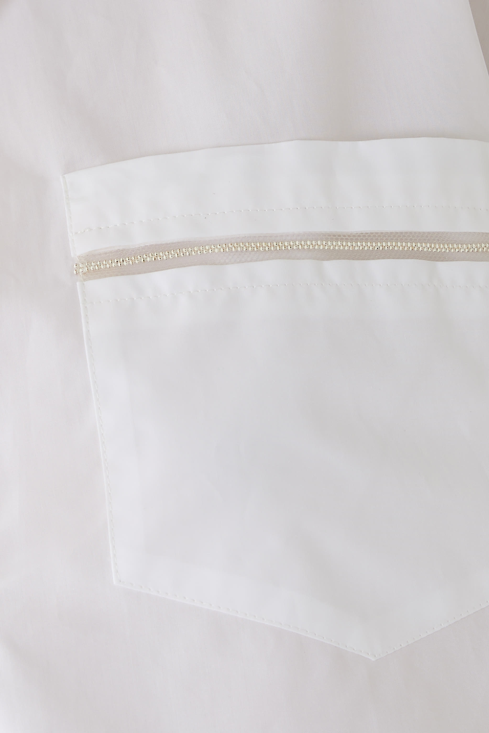  Poplin Short Sleeve Shirt with Diamante