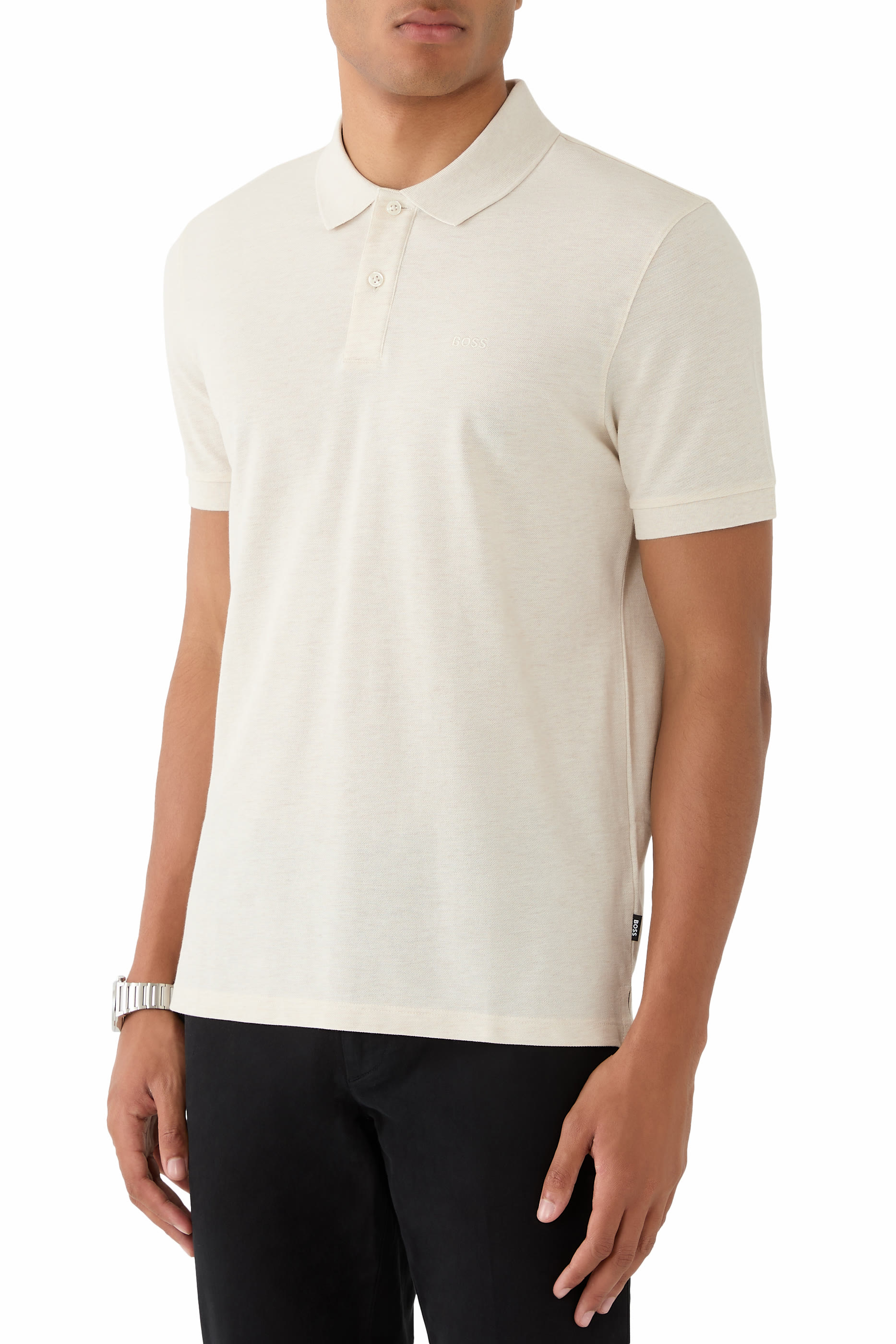 قميص بولو بالاس بشعار الماركة قطن بيكيه