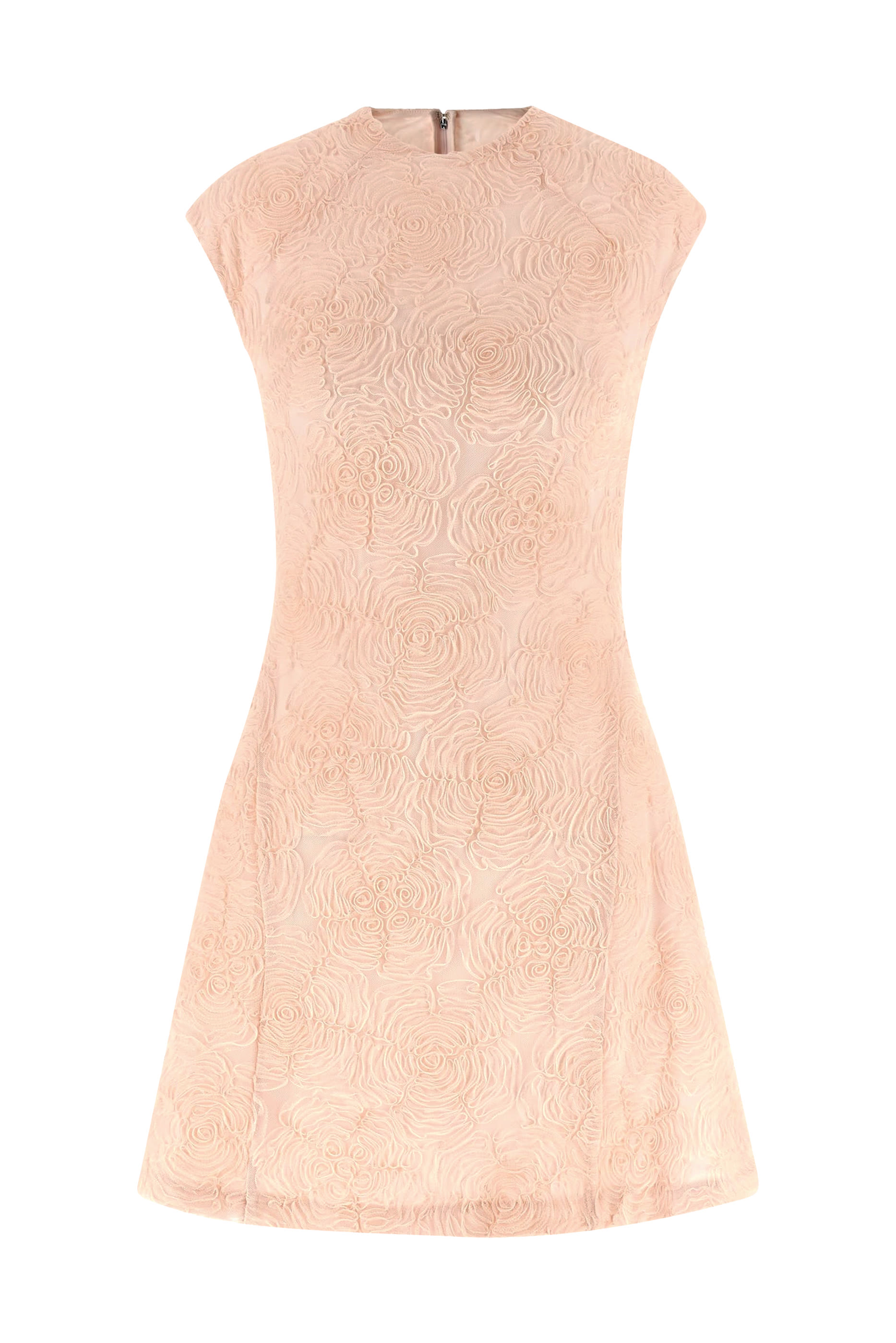 فستان قصير قماش شبكي