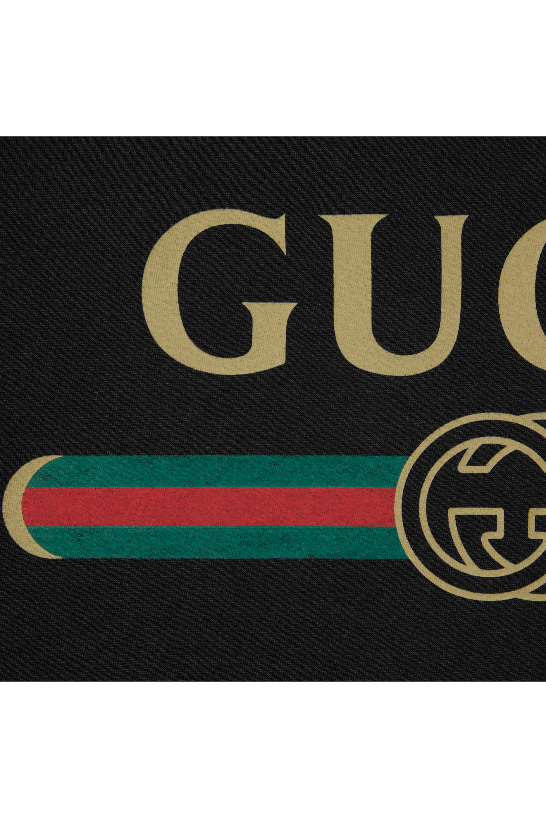 تيشيرت مزين بطبعة مزيج حرير جيرسيه