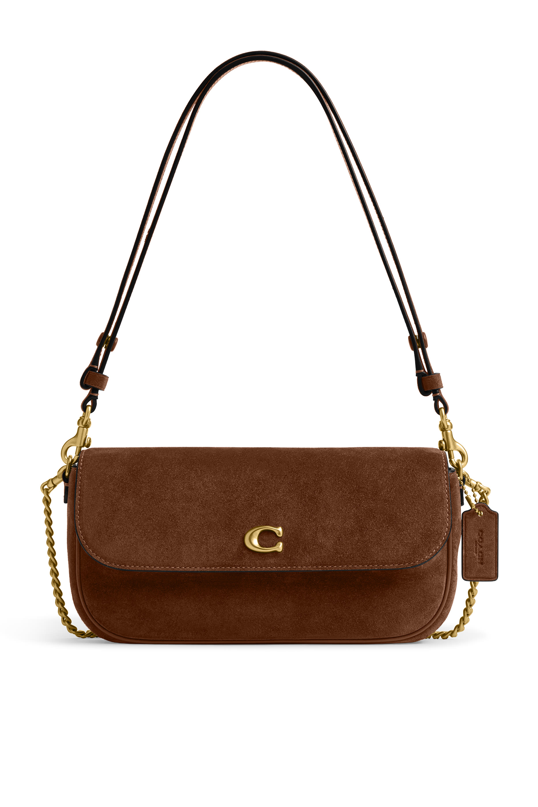 حقيبة بروك بغطاء قلاب وسلسلة