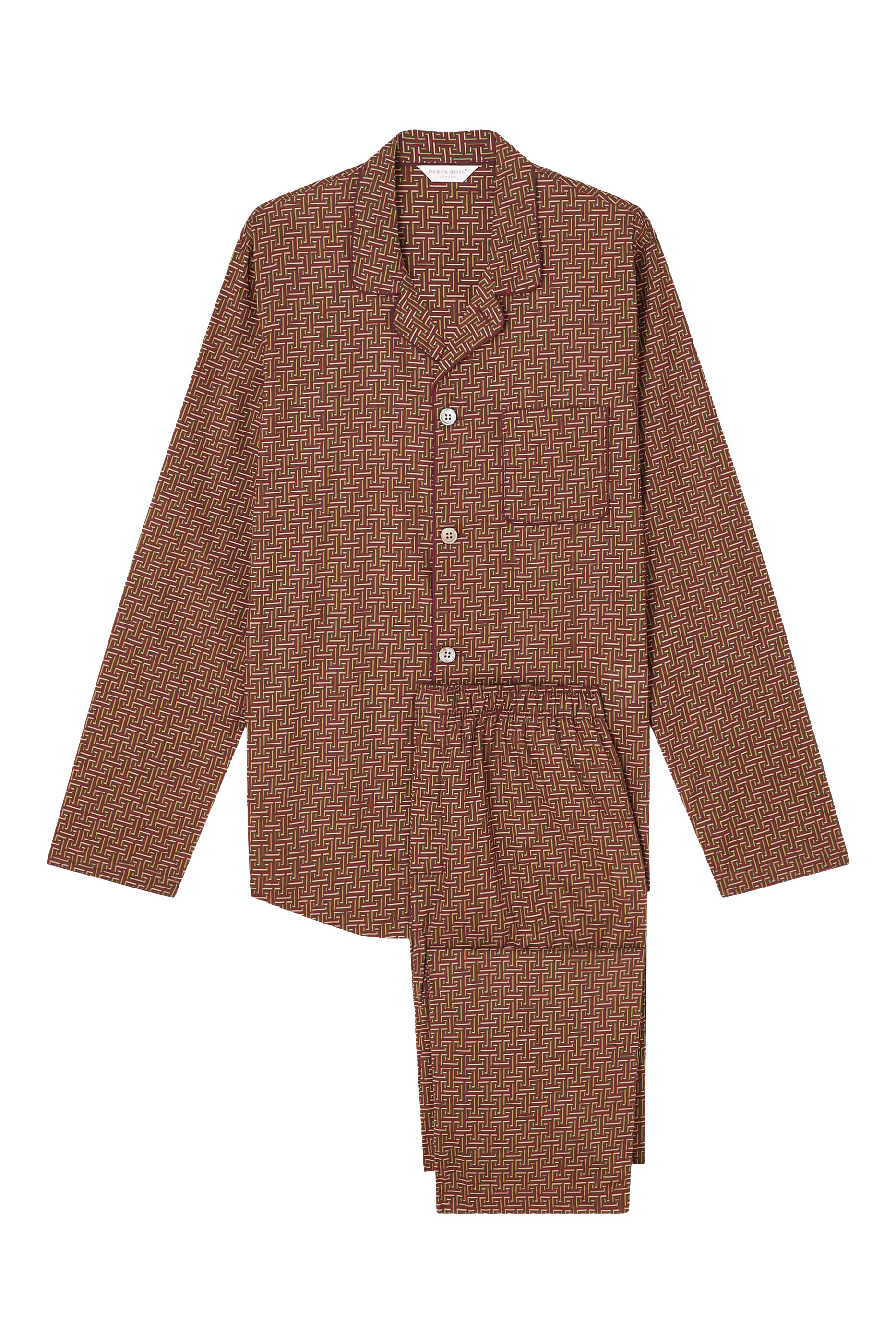 طقم بيجامة برينديسي 109 حرير ساتان