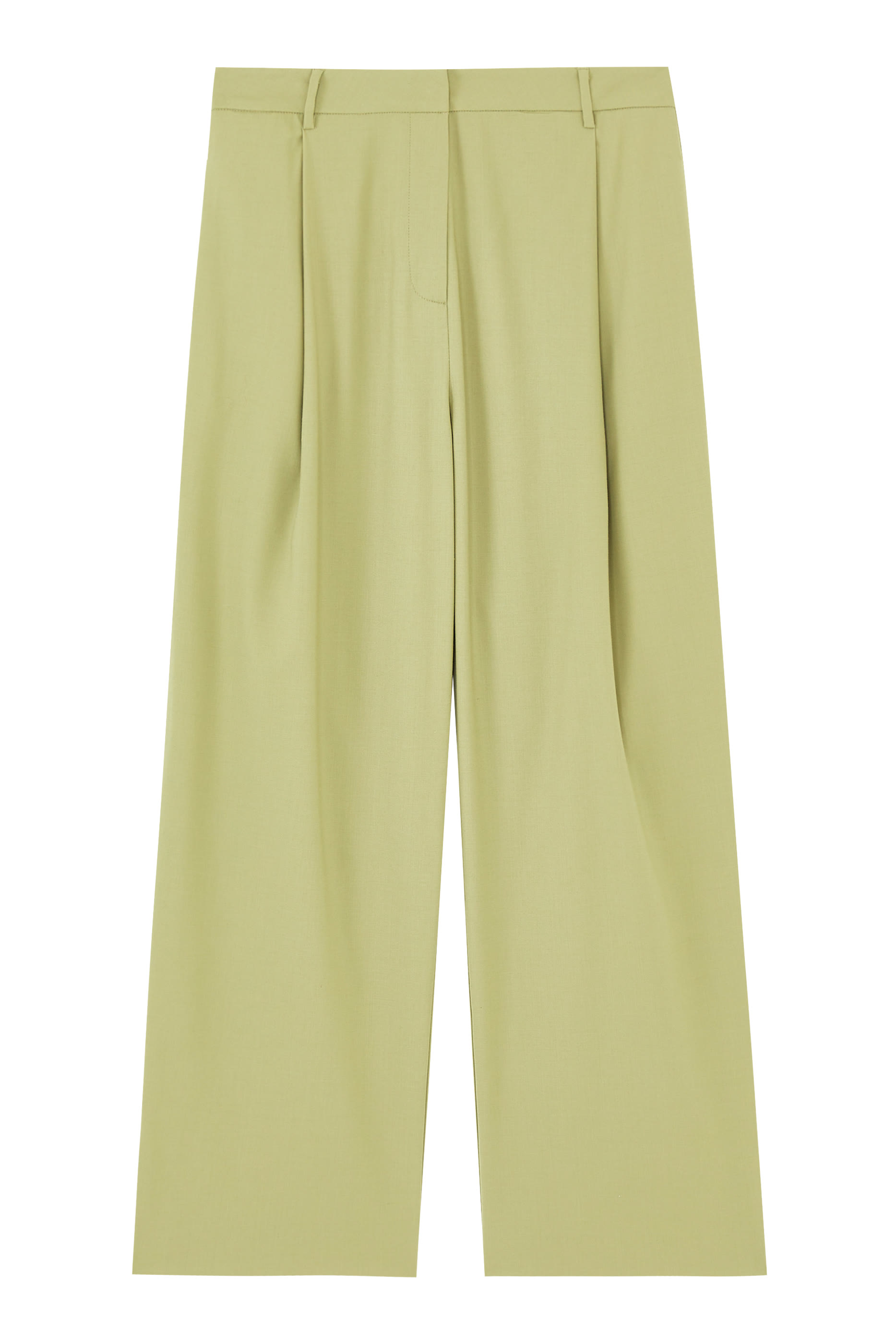 بنطال لانا بقصة ساق واسعة