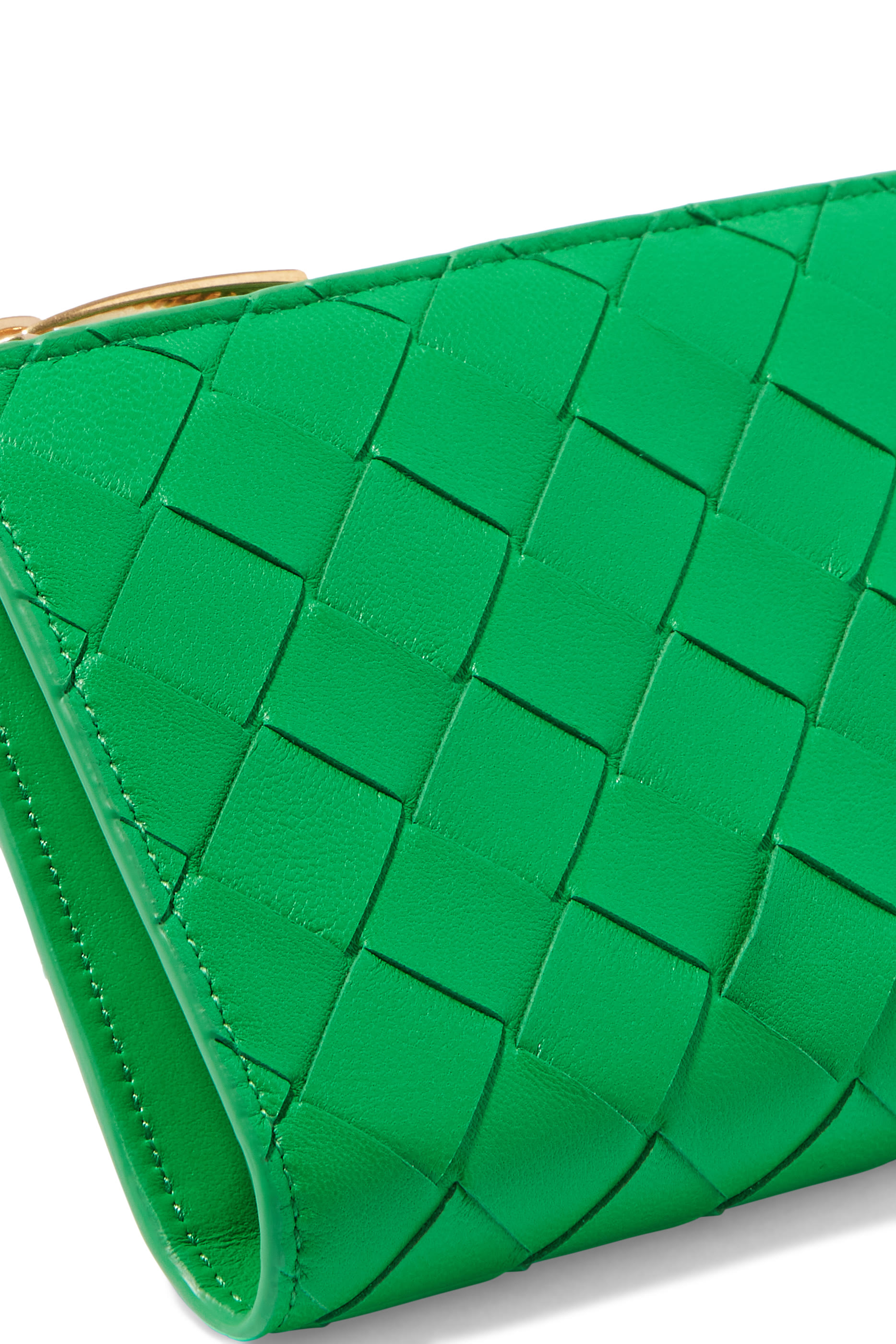 محفظة متوسطة ثنائية الطي بسحّاب