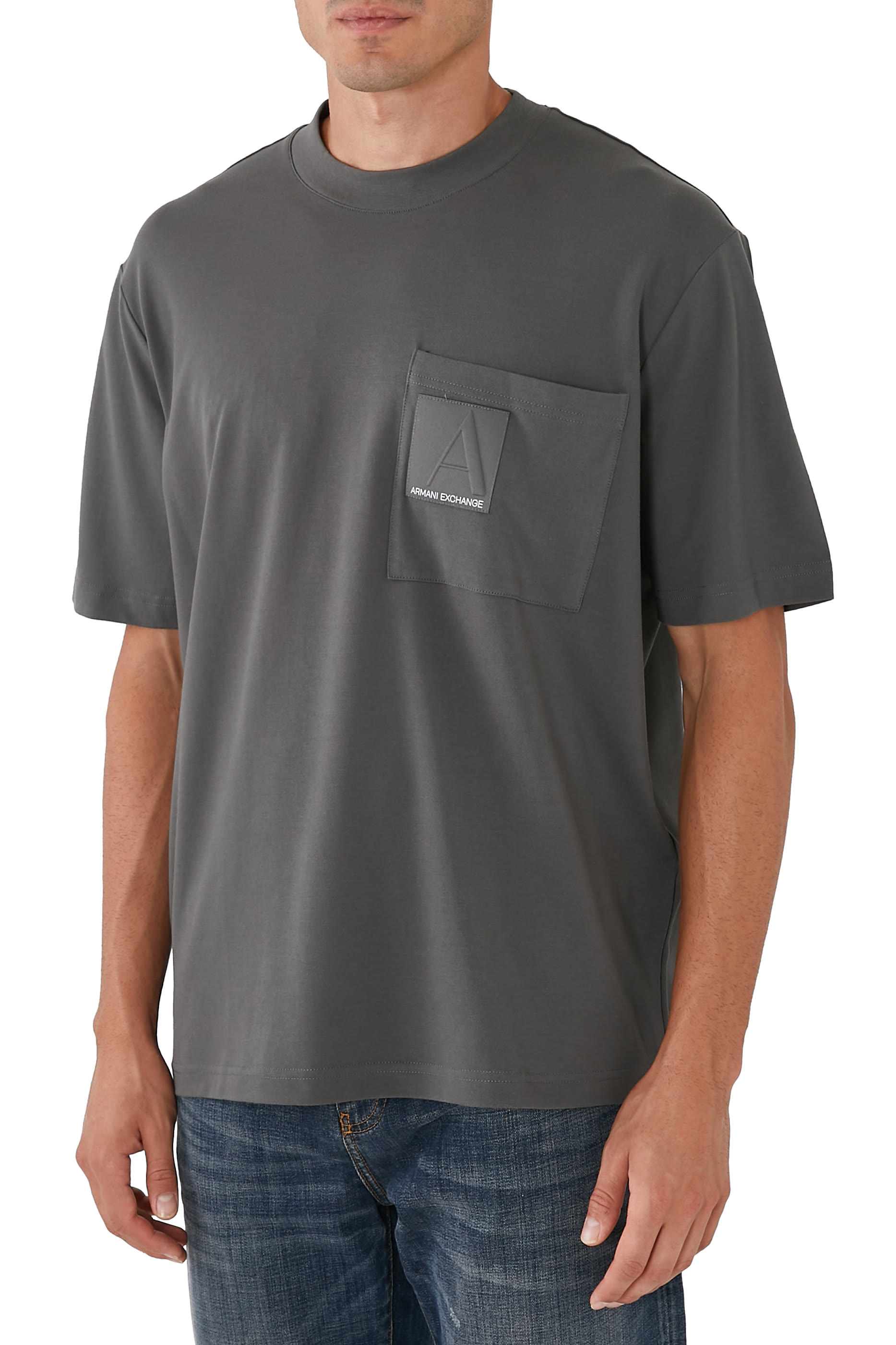 تيشيرت قطن عضوي بشعار الماركة