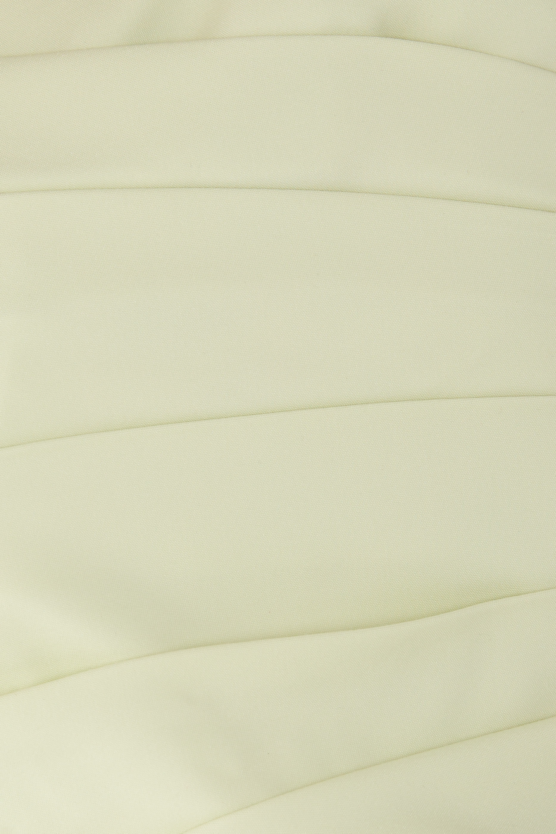 فستان لاني طويل بلا حمالات بتفاصيل درابيه