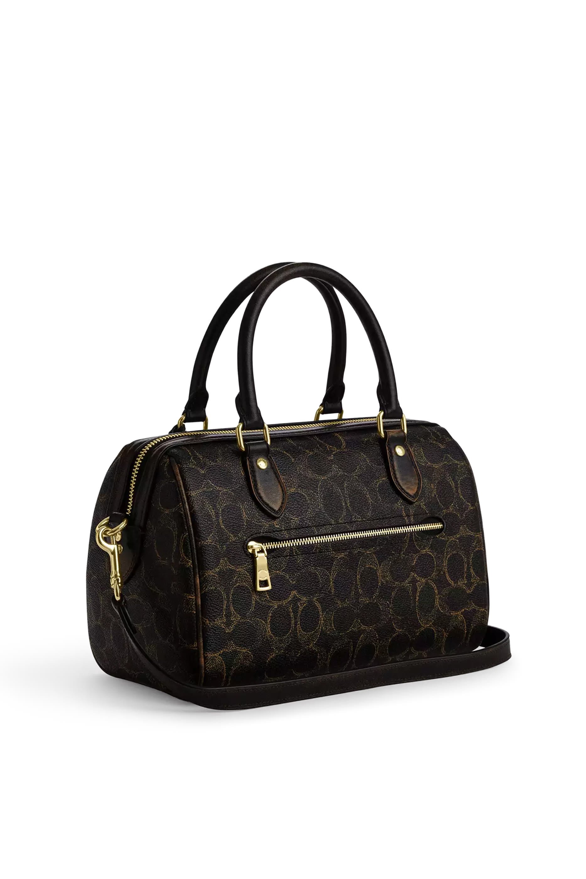 حقيبة روان ساتشيل قنب بشعار الماركة مزينة بحلية