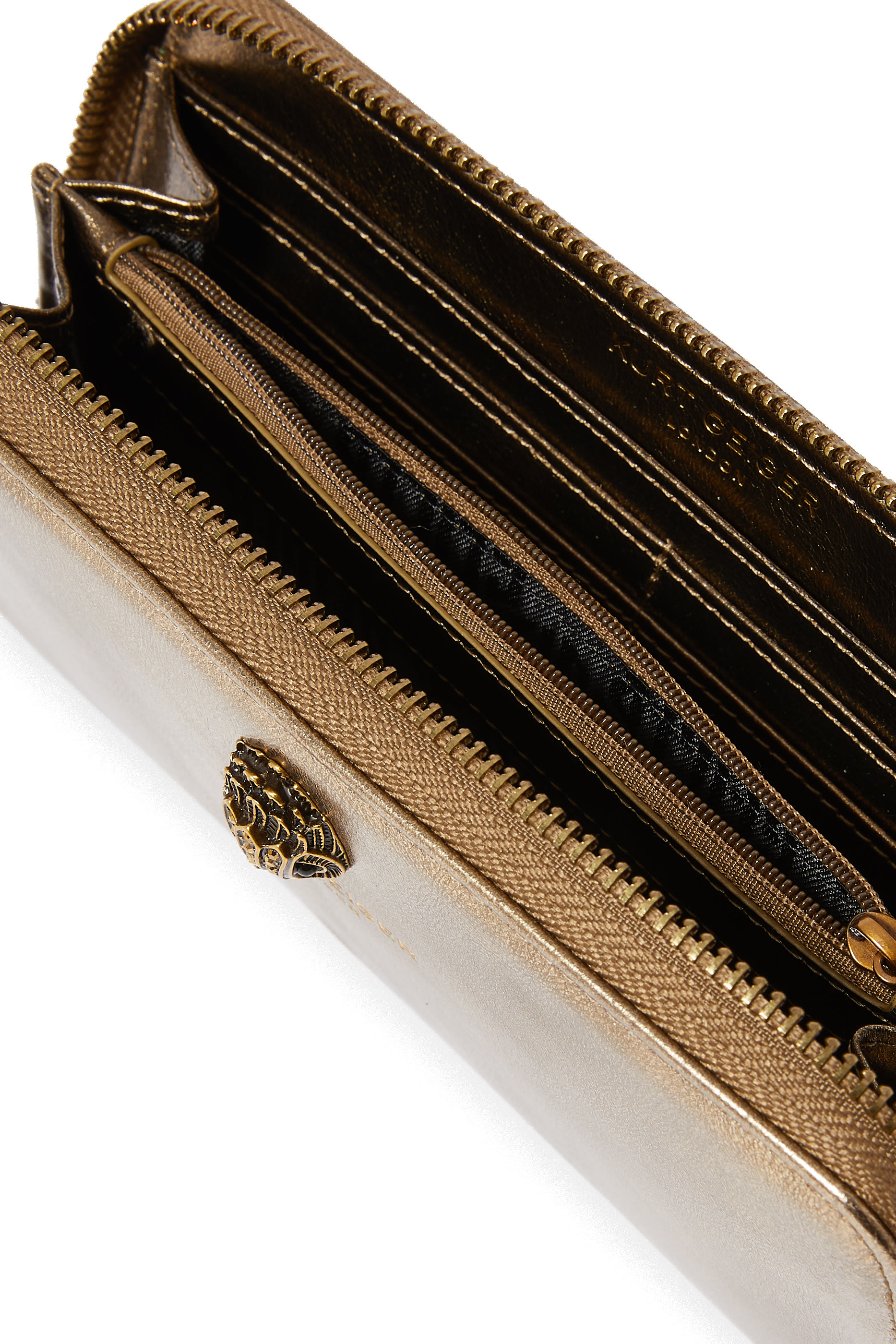 محفظة بوند بسحاب محيط جلد