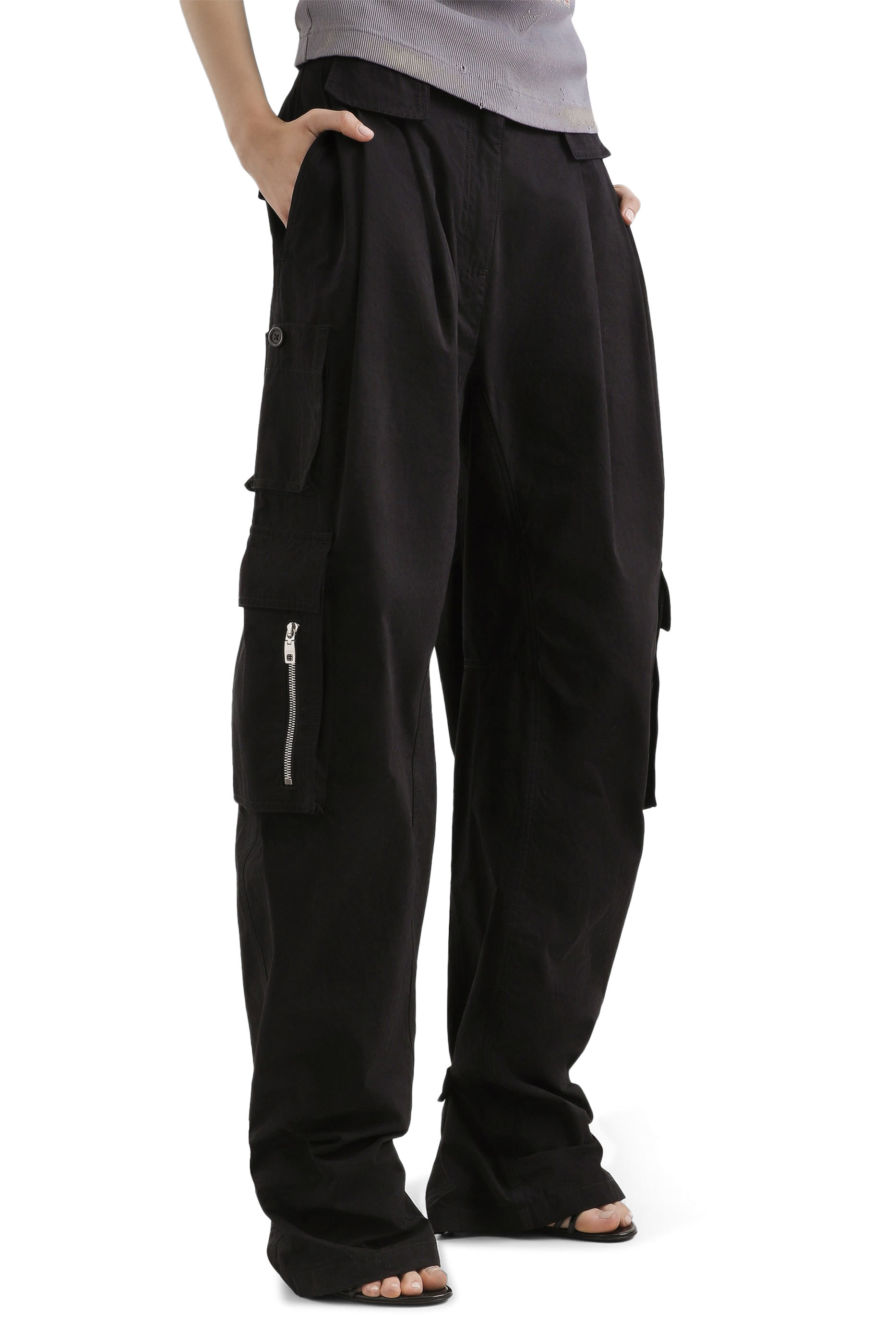 بنطال كارجو فاي مغطى بالشمع