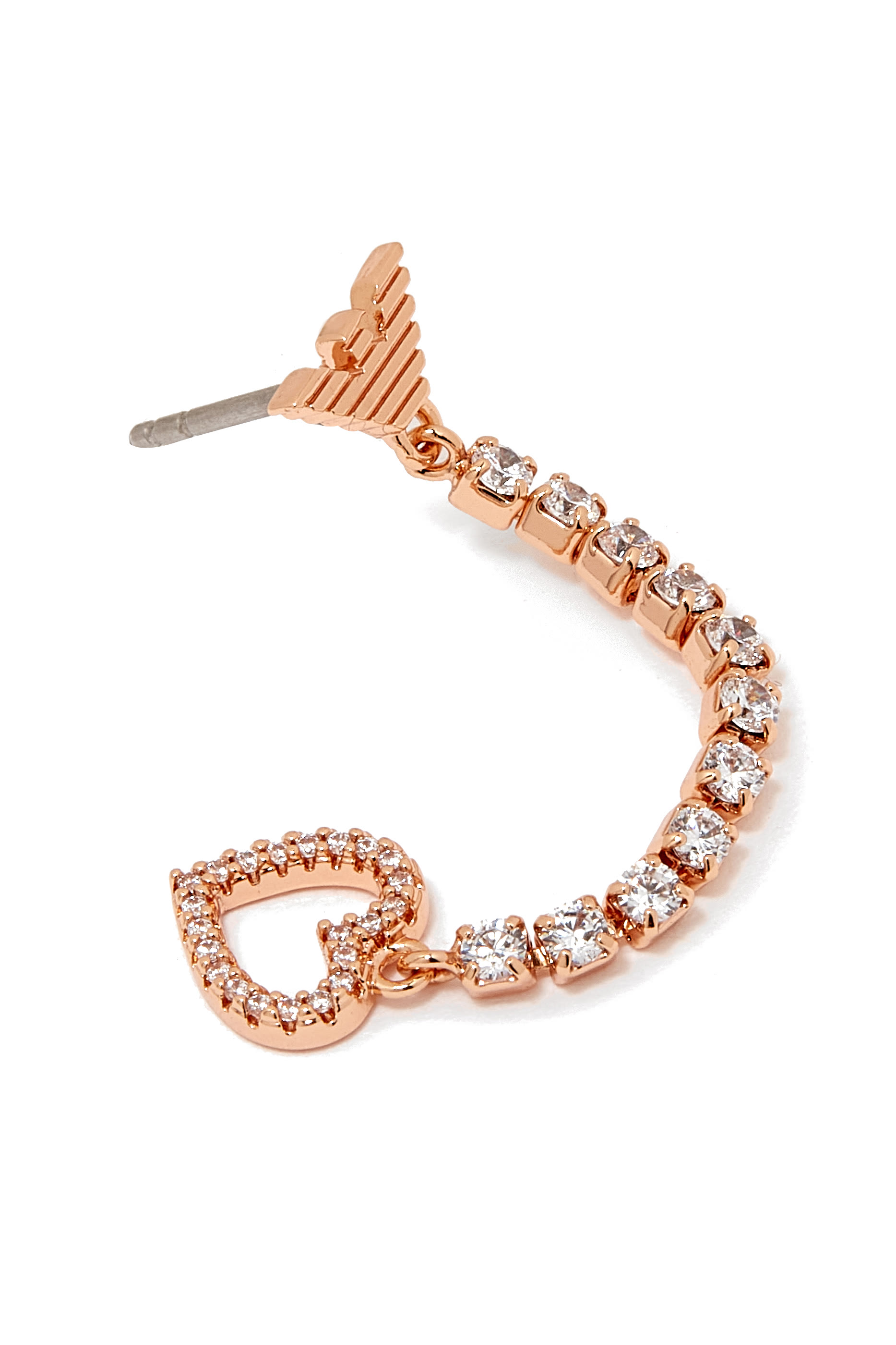 أقراط بحلية قلب متدلية