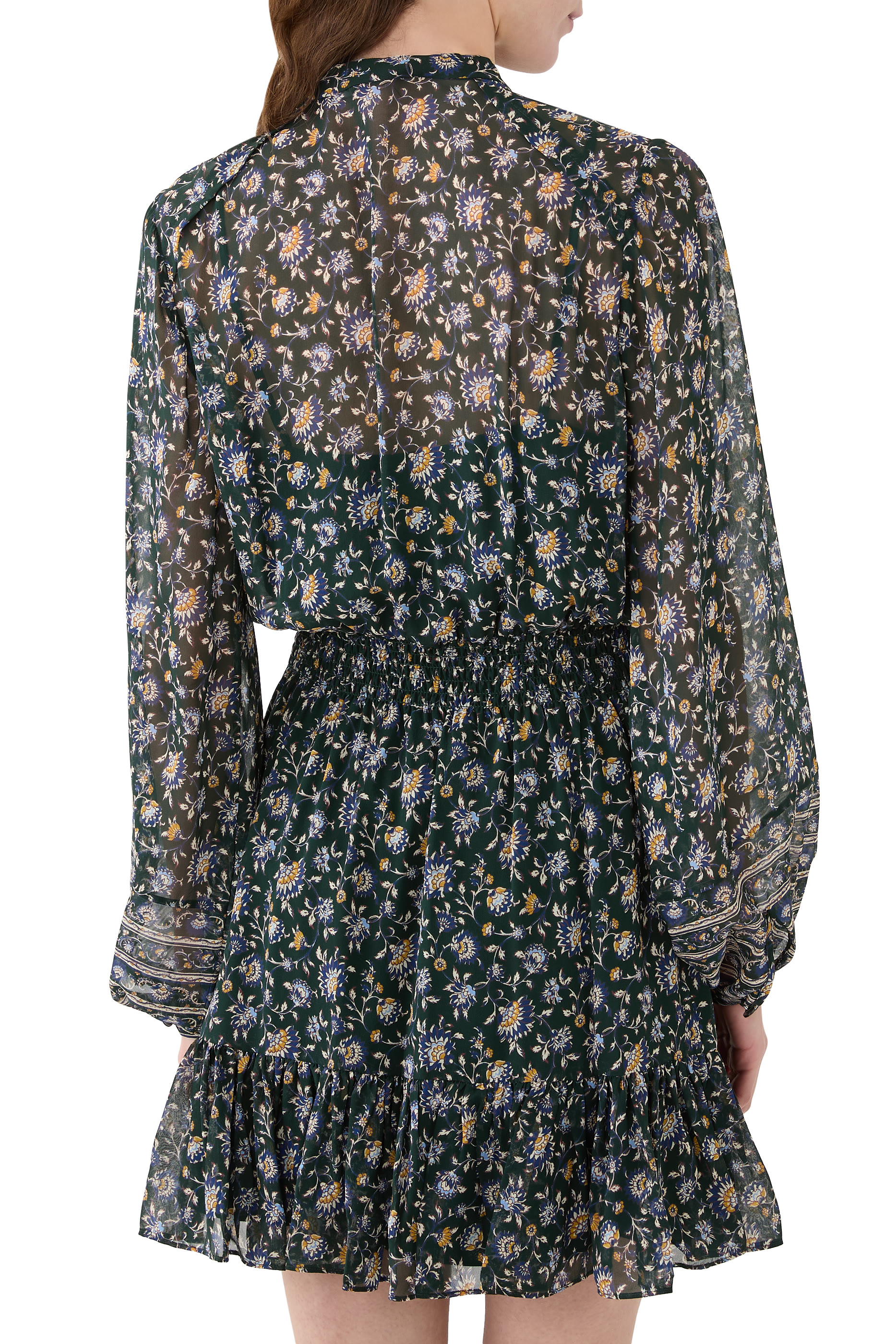 فستان ميرابال قصير حرير