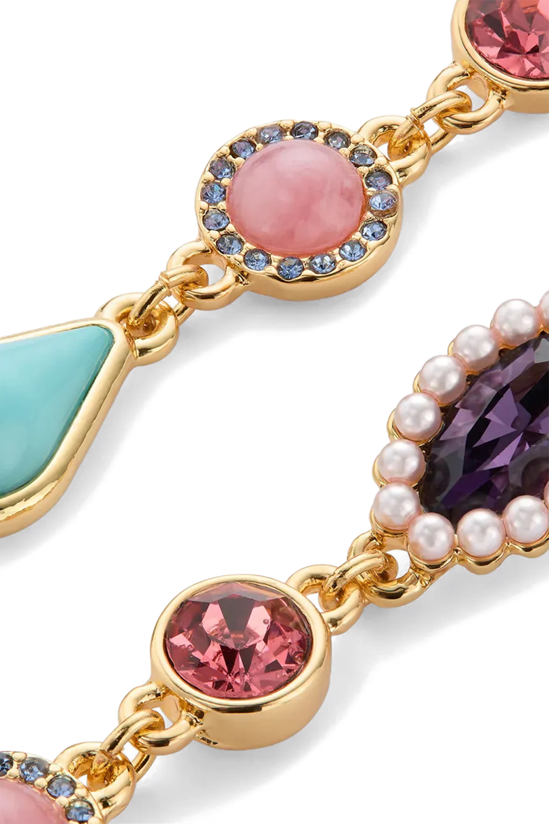 أقراط متدلية مرصعة بأحجار كريمة، كريستال نحاسي وزجاجي، لؤلؤ زجاجي، راتنج