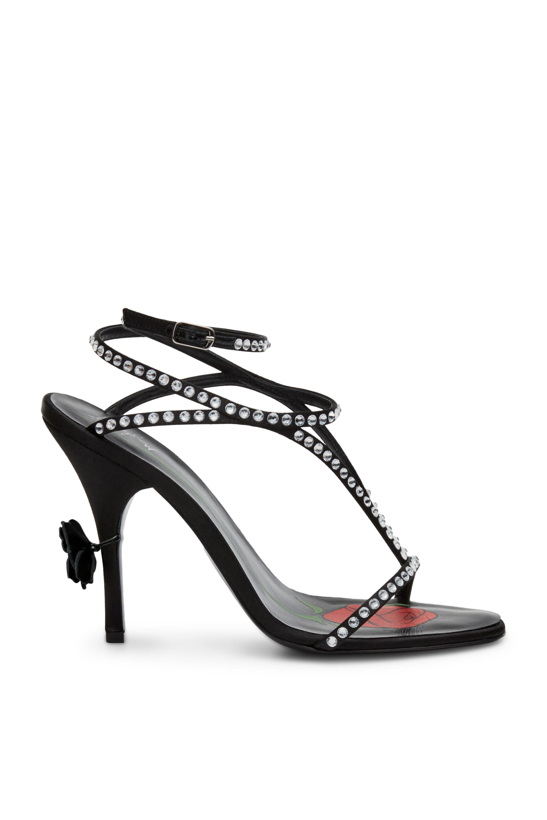 صندل 100 ستان مرصع بالكريستال