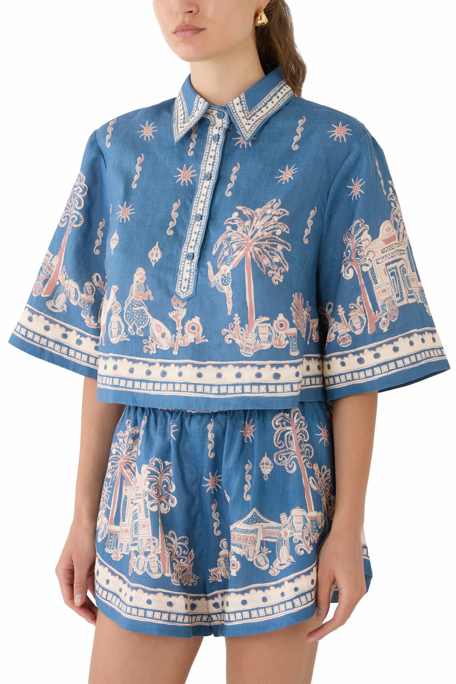 قميص أكاسيا قصير