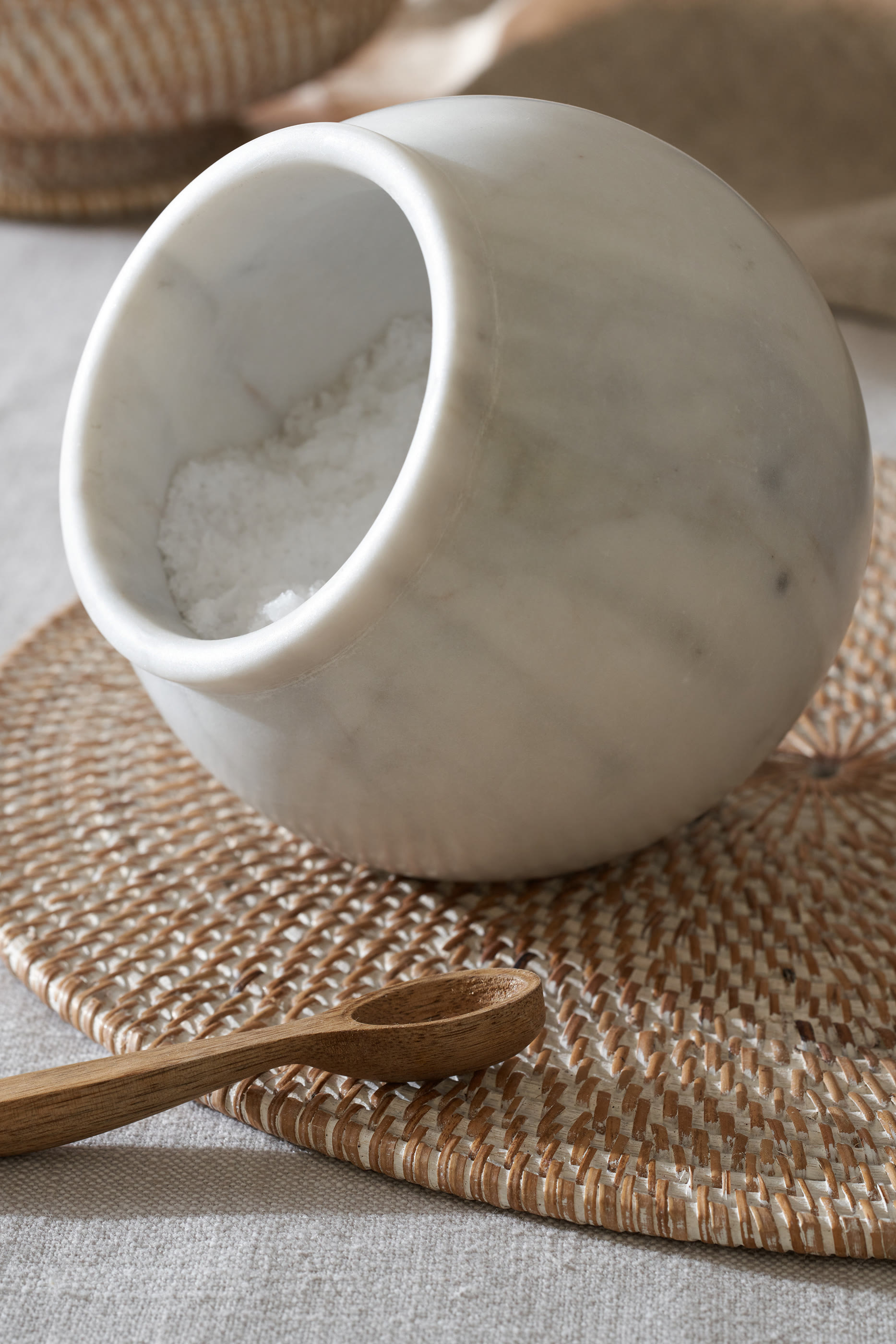 وعاء ملح رخام