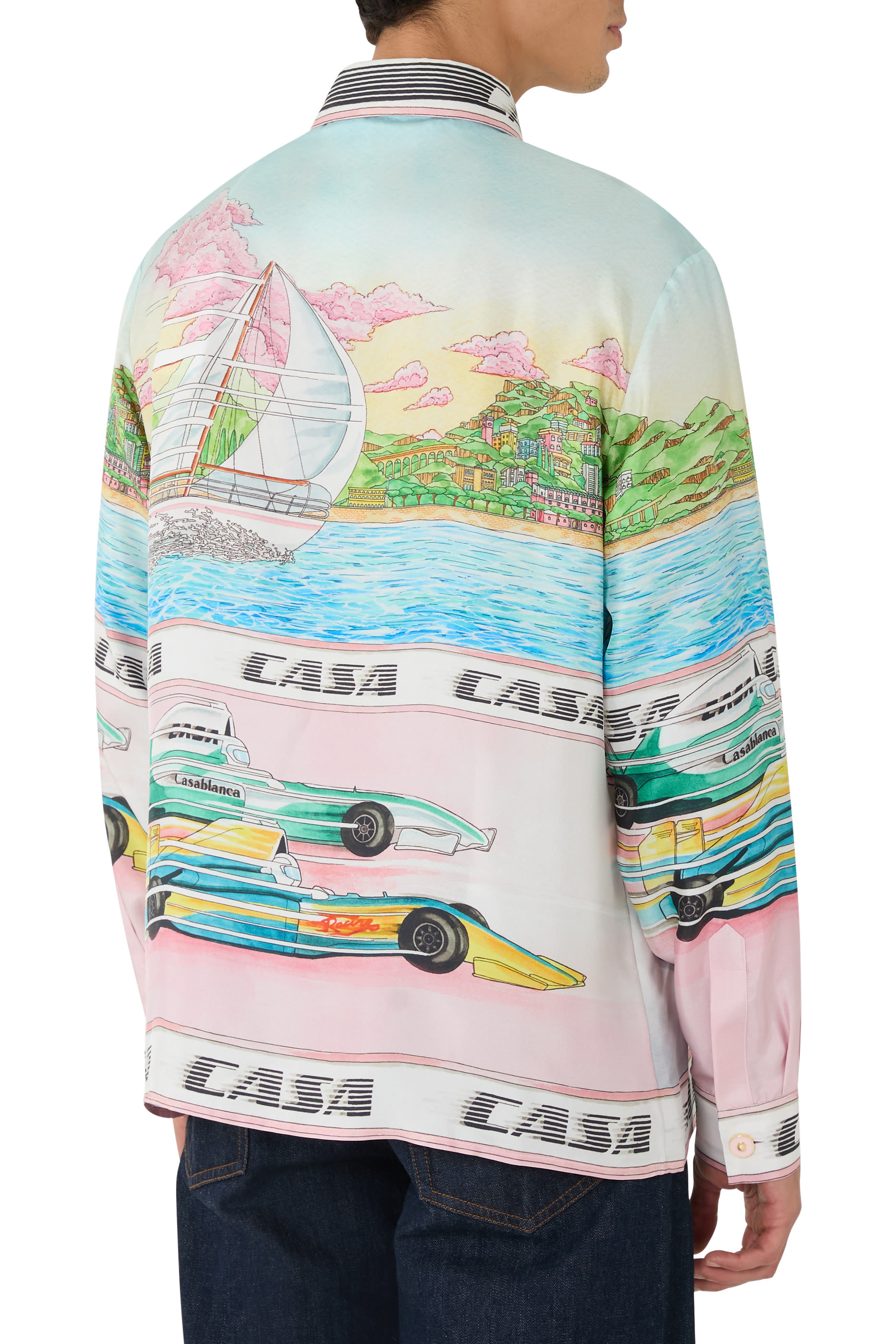 The Art of Racing Long Sleeve Silk Shirt