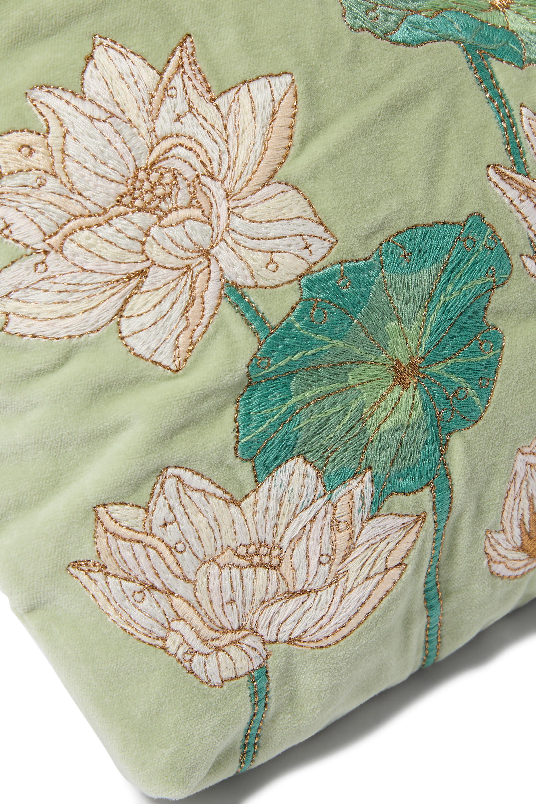 حقيبة صغيرة افرداي بتطريز زهور لوتس