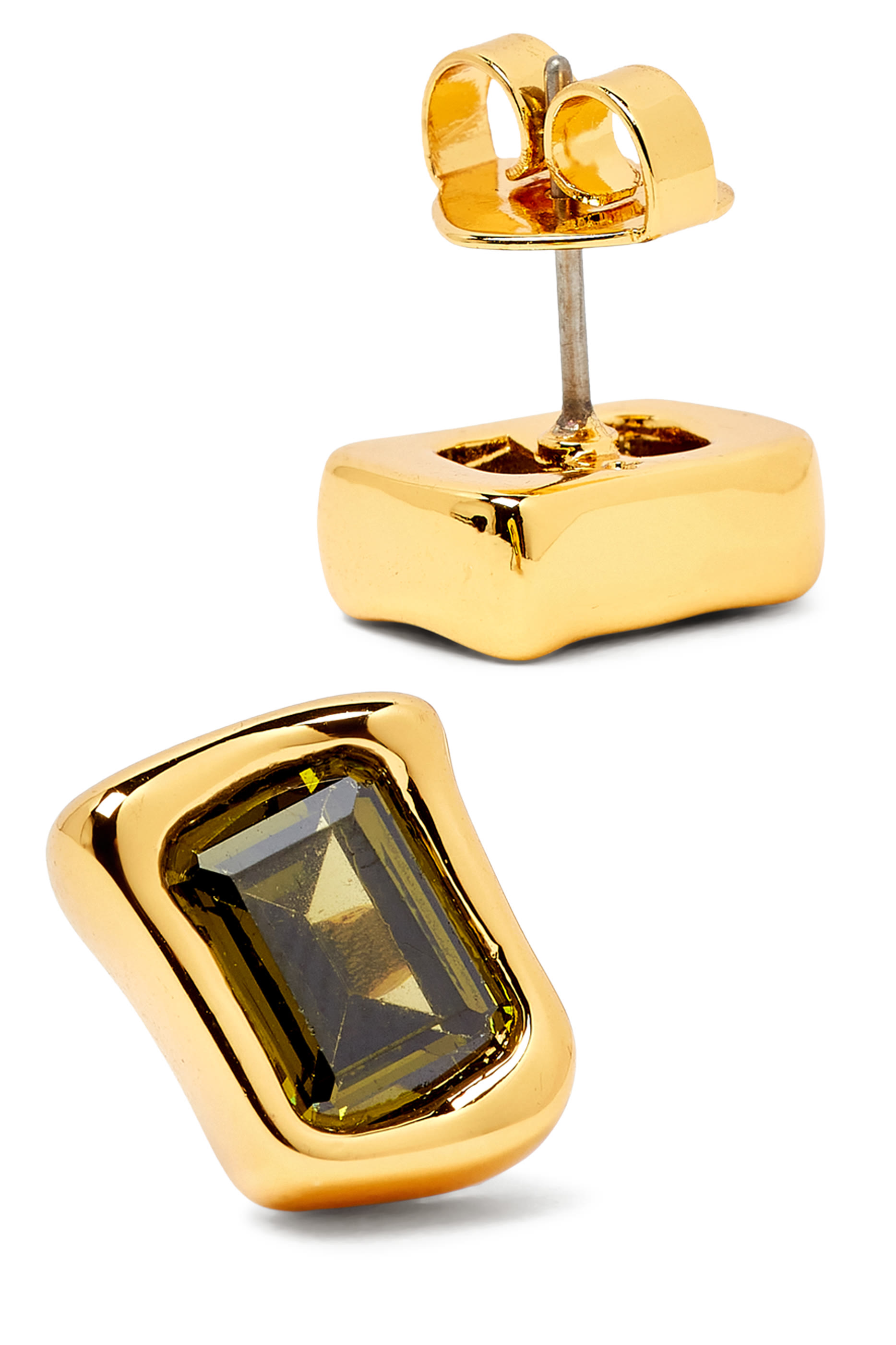 أقراط مولتن بأحجار زجاجية