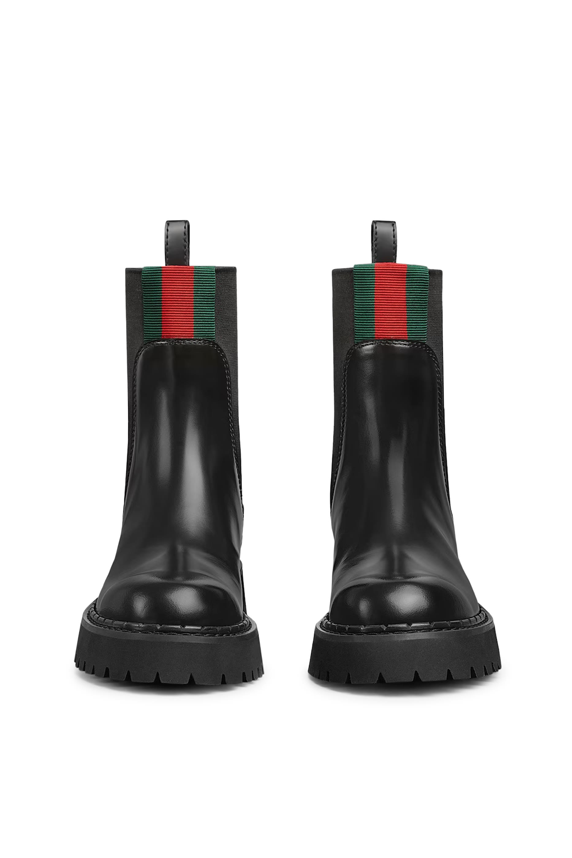 حذاء بوت بشريط ويب