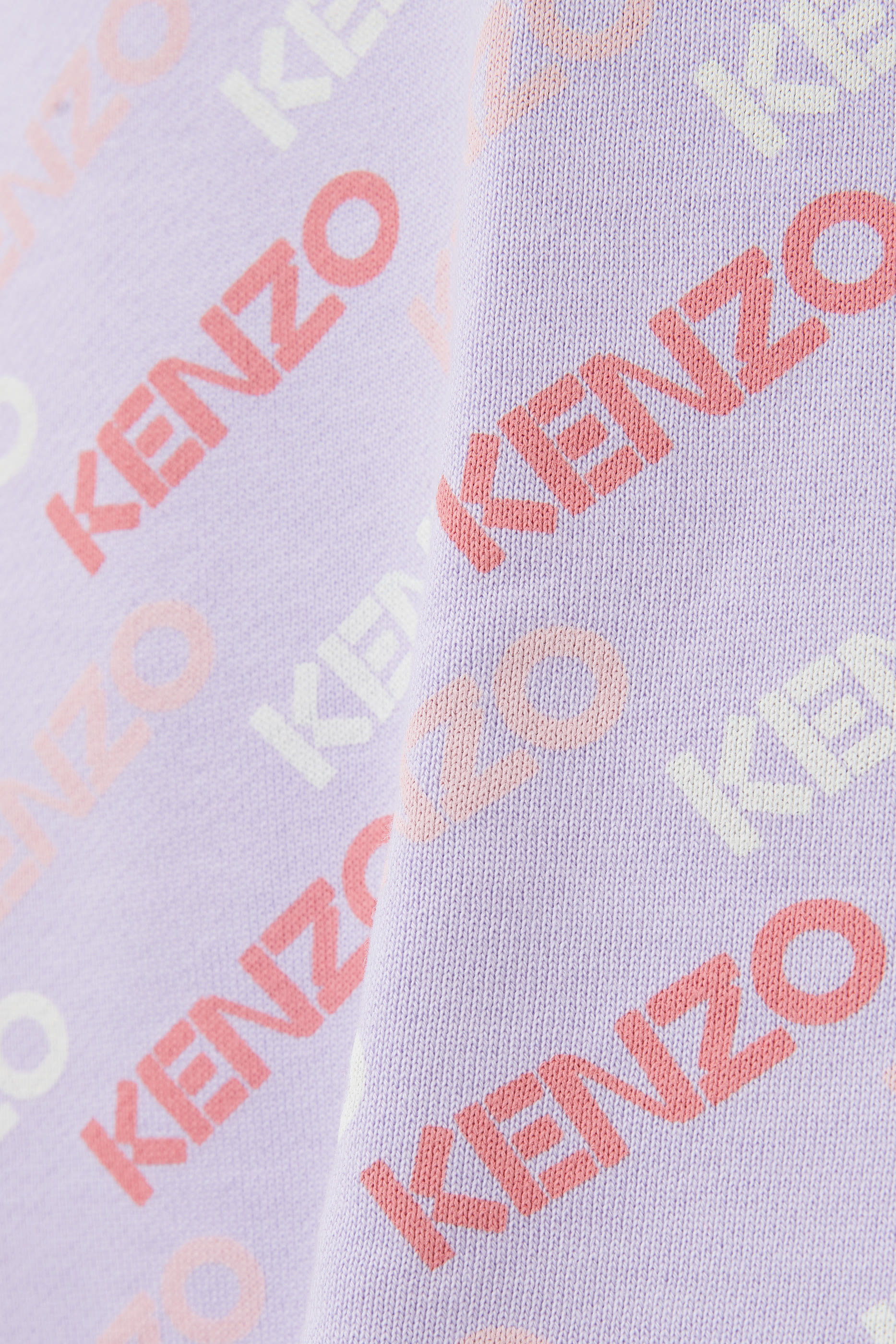 تنورة واسعة بطبعات شعار الماركة بالكامل