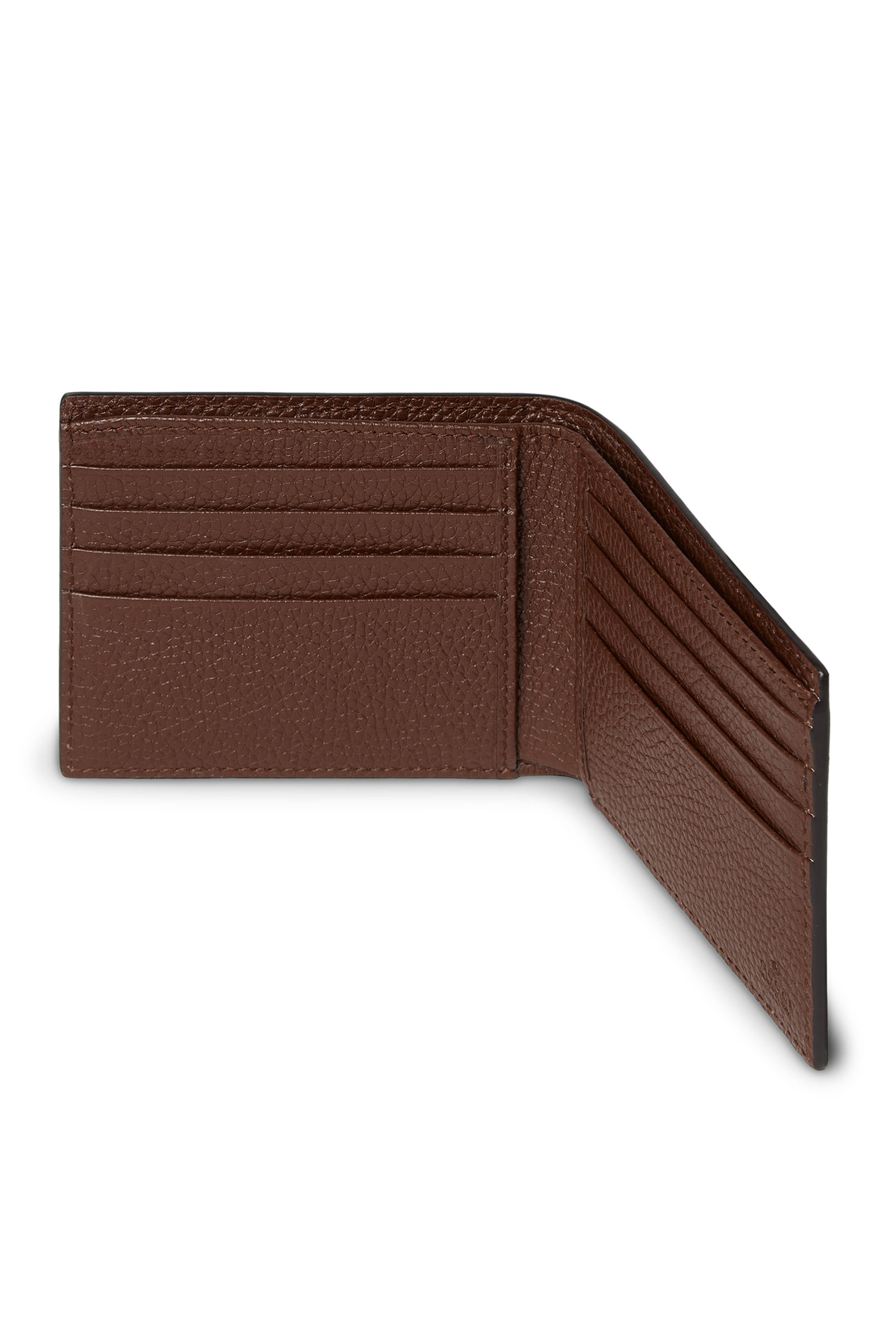 محفظة شادو قماش قنب بنقشة حرفي شعار الماركة